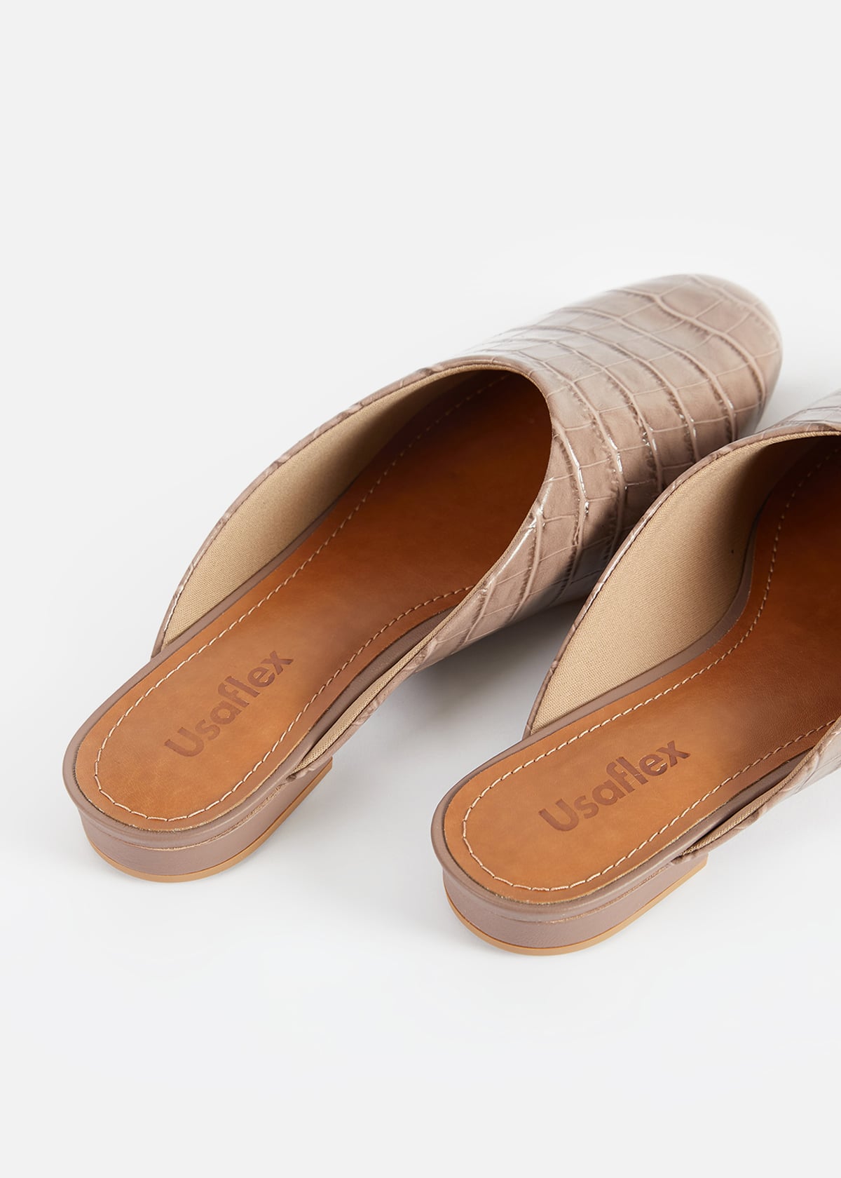 SANDALIAS MUJER USAFLEX CUERO MALVA VERANO SUECO USA AC7713MAL - 4