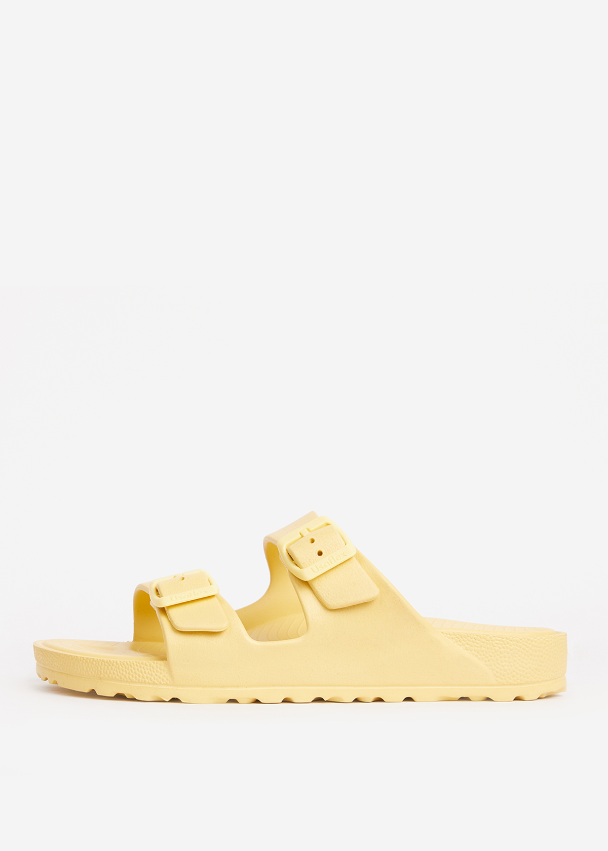 SANDALIAS MUJER USAFLEX AMARILLO PLATAFORMA INYECTADA Y HEBILLA MANGO USA AE5302MAN - 3