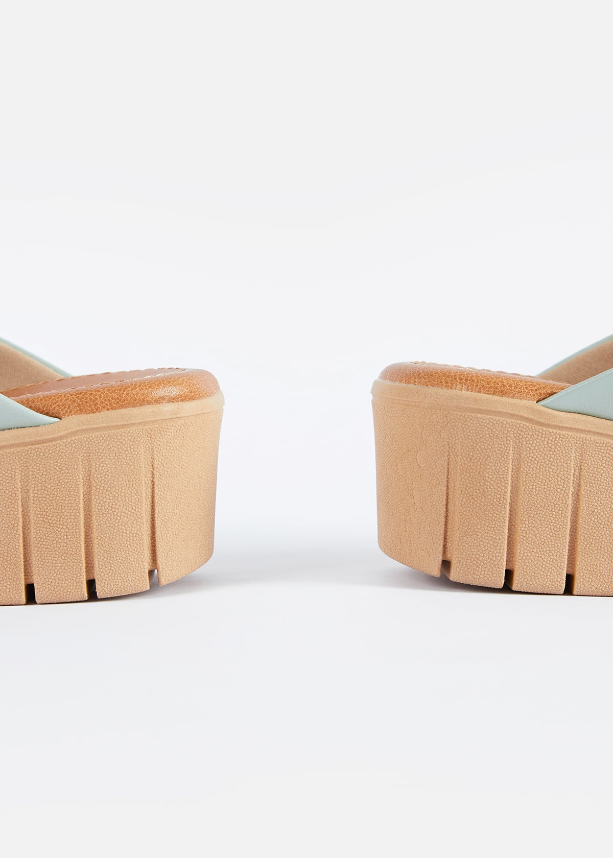 SANDALIAS MUJER USAFLEX CUERO VERDE VERANO SUECO PLATAFORMA USA AE0504VER - 3