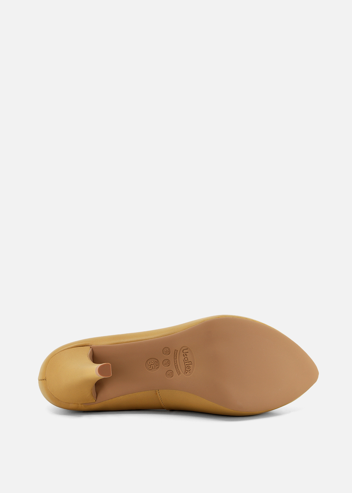 ZAPATOS CASUALES MUJER USAFLEX CUERO ALMENDRA SCARPIN USA J5077010 - 4