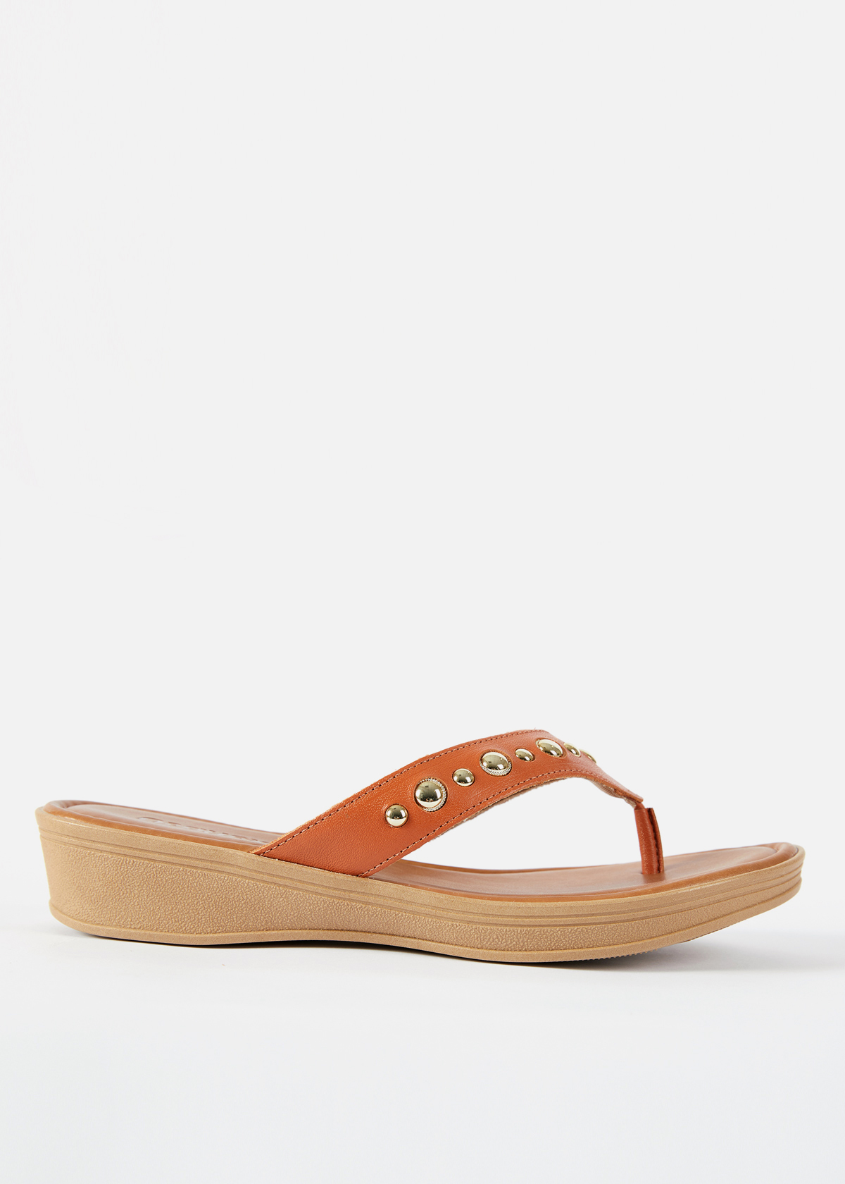 SANDALIAS MUJER USAFLEX CUERO CARAMELO VERANO SUECO USA VO1274CAR - 1