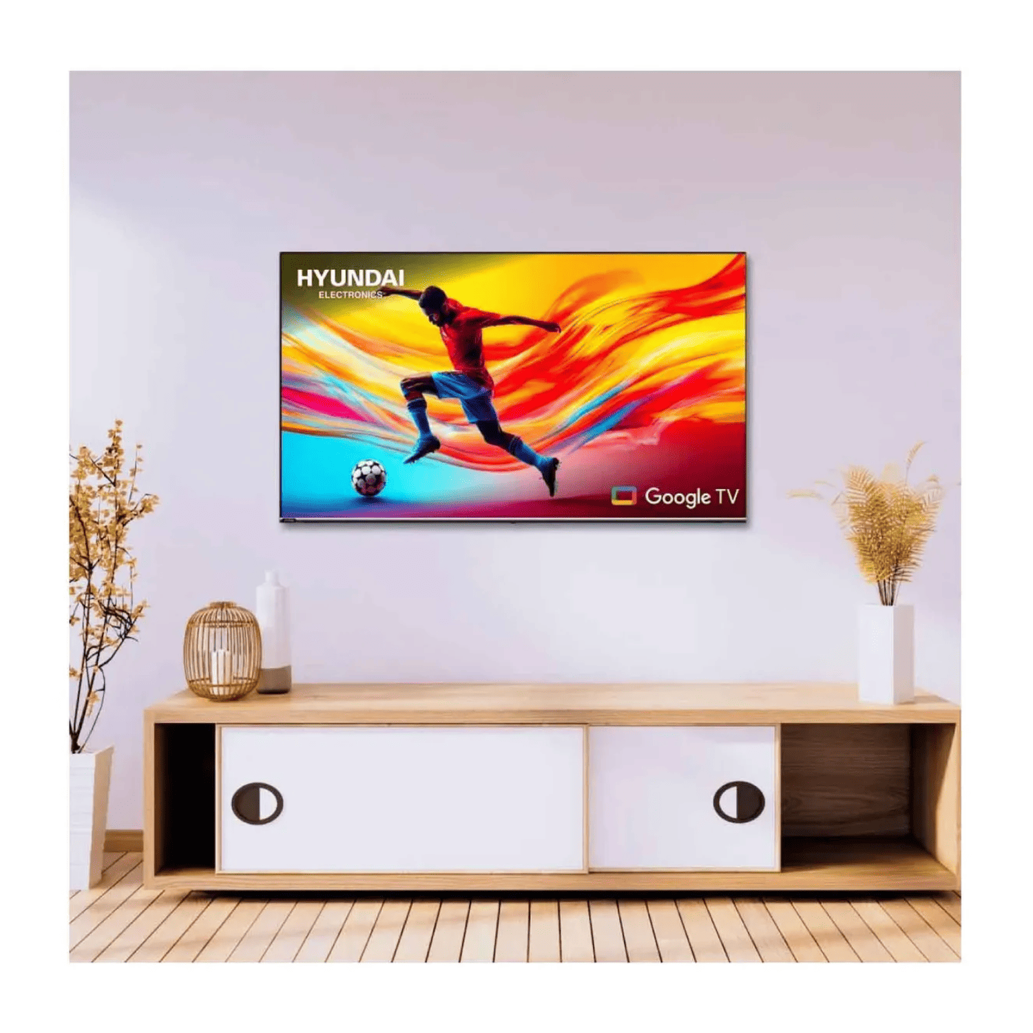TELEVISOR HYUNDAI 58 4K QLED SMART GOOGLE GRIS HYLED5813QG - 6