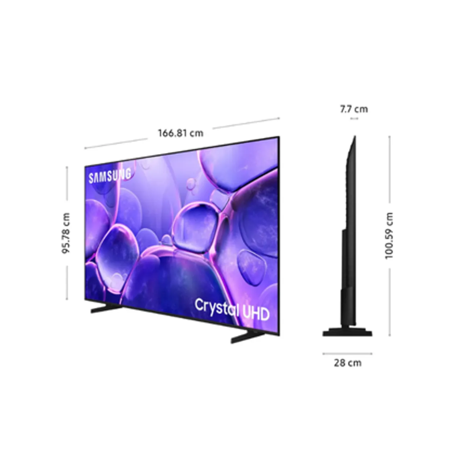 TELEVISOR SAMSUNG 75” CRYSTAL UHD 4K 75U8000F - 2