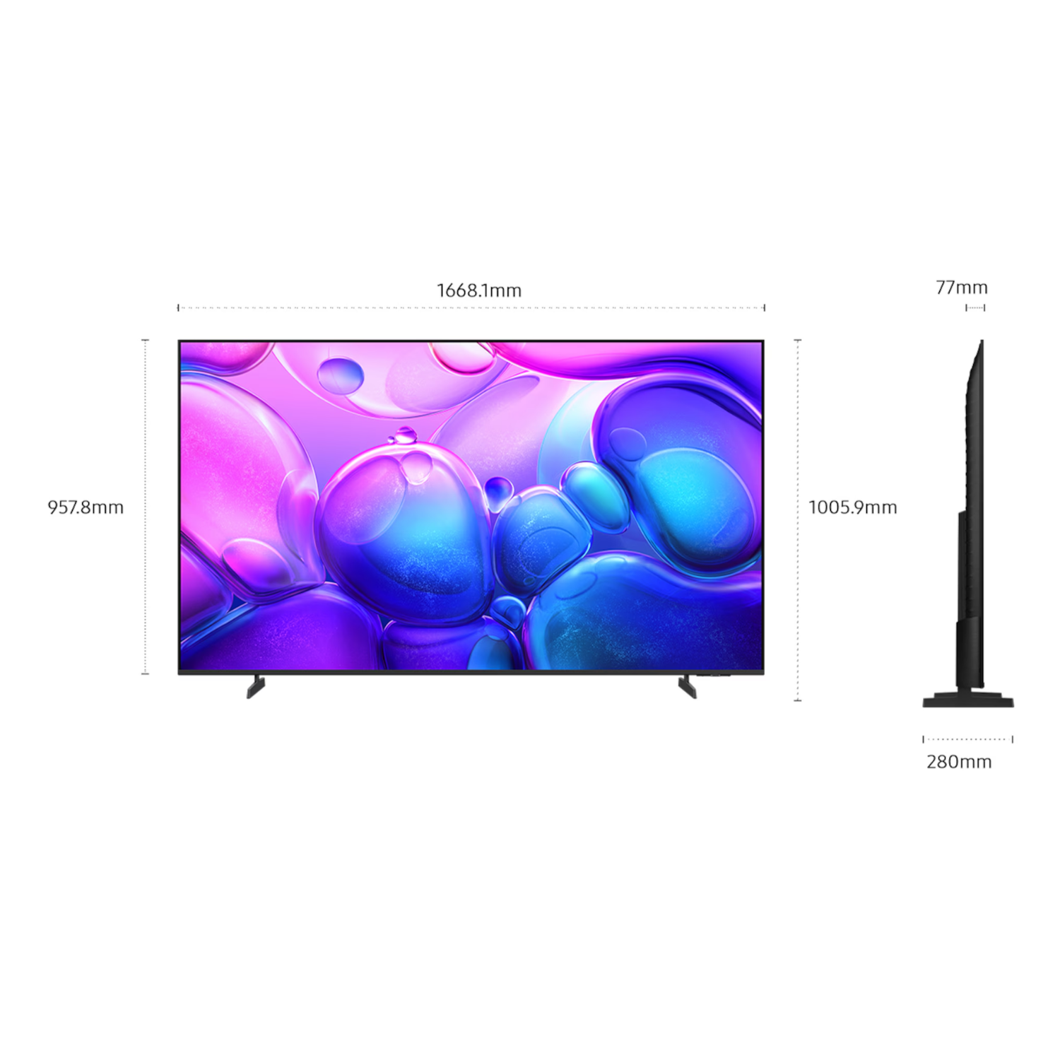TELEVISOR SAMSUNG 75' SMART QLED 4K UHD QN75Q6FAA - 2