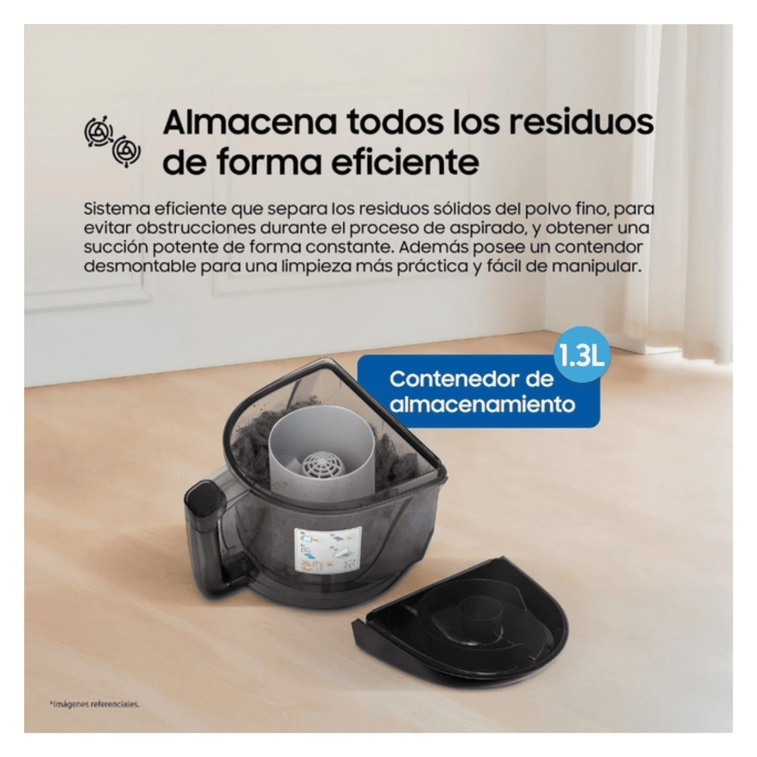 ASPIRADORA DE ARRASTRE CICLÓNICA SAMSUNG VCC4580V3KXZS 2000W NEGRO - 9