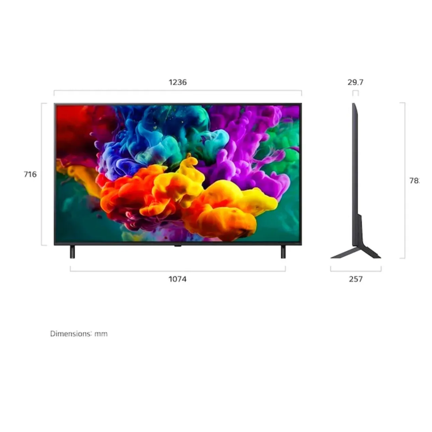 TELEVISOR LG QNED 55 UHD 4K THINQ AI 55QNED65BSA - 2