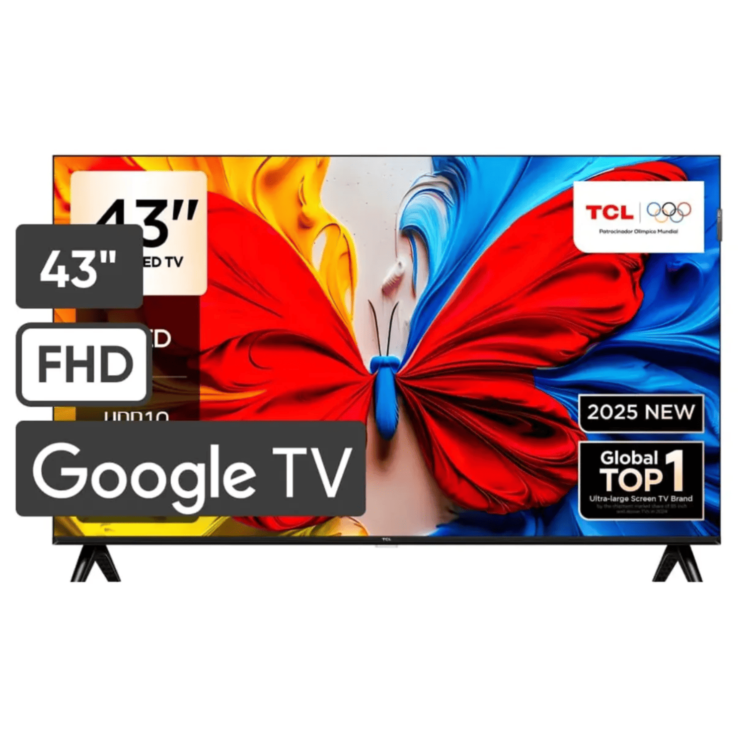 TELEVISOR TCL QLED 43' FULL HD SMART GOOGLE TV 43S5K - 7