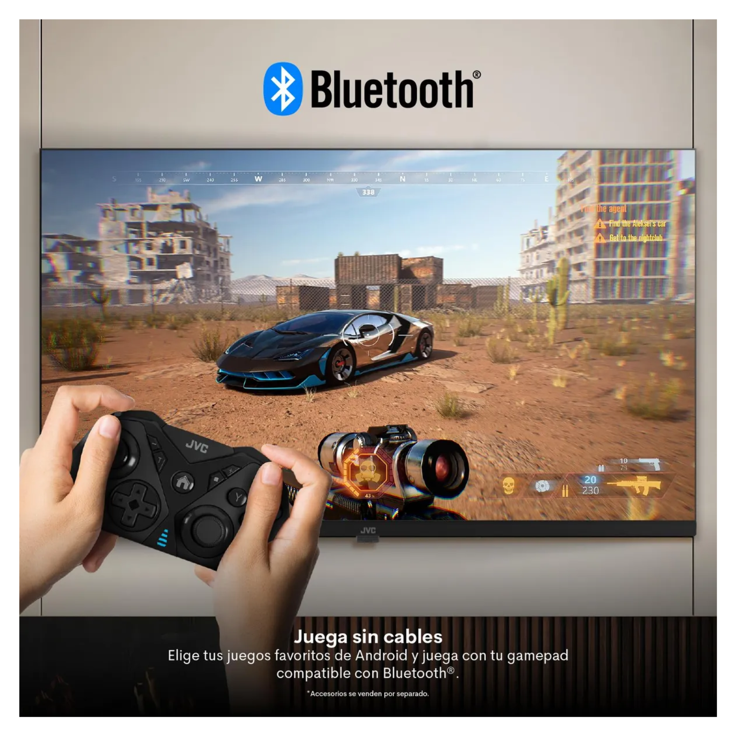 TELEVISOR JVC 65 QLED 4K GOOGLE TV SMART TV UHD + SOUNDBAR NEX - 5