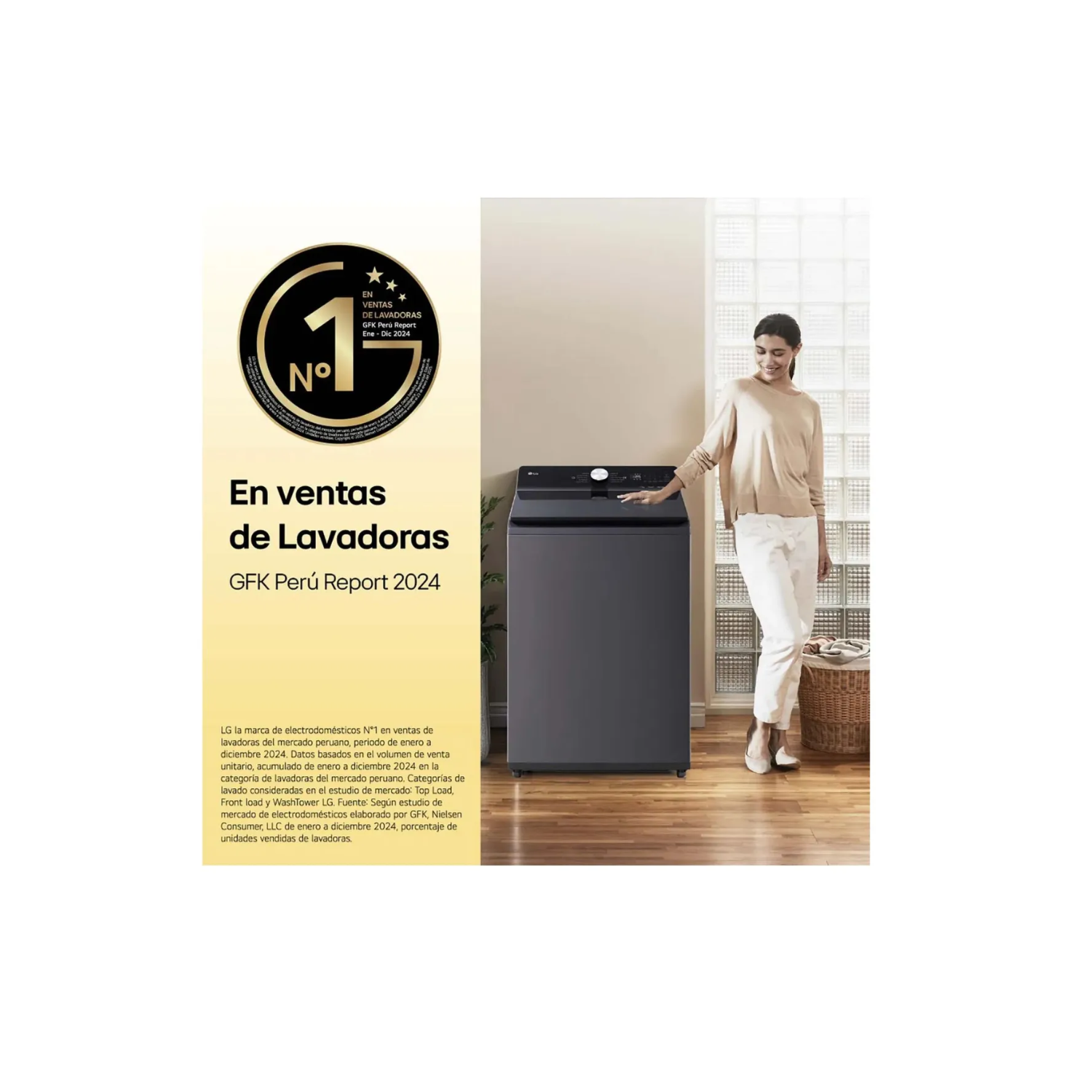 LAVADORA CARGA SUPERIOR 13KG WT13BVTB + PLANCHA IMACO - 3