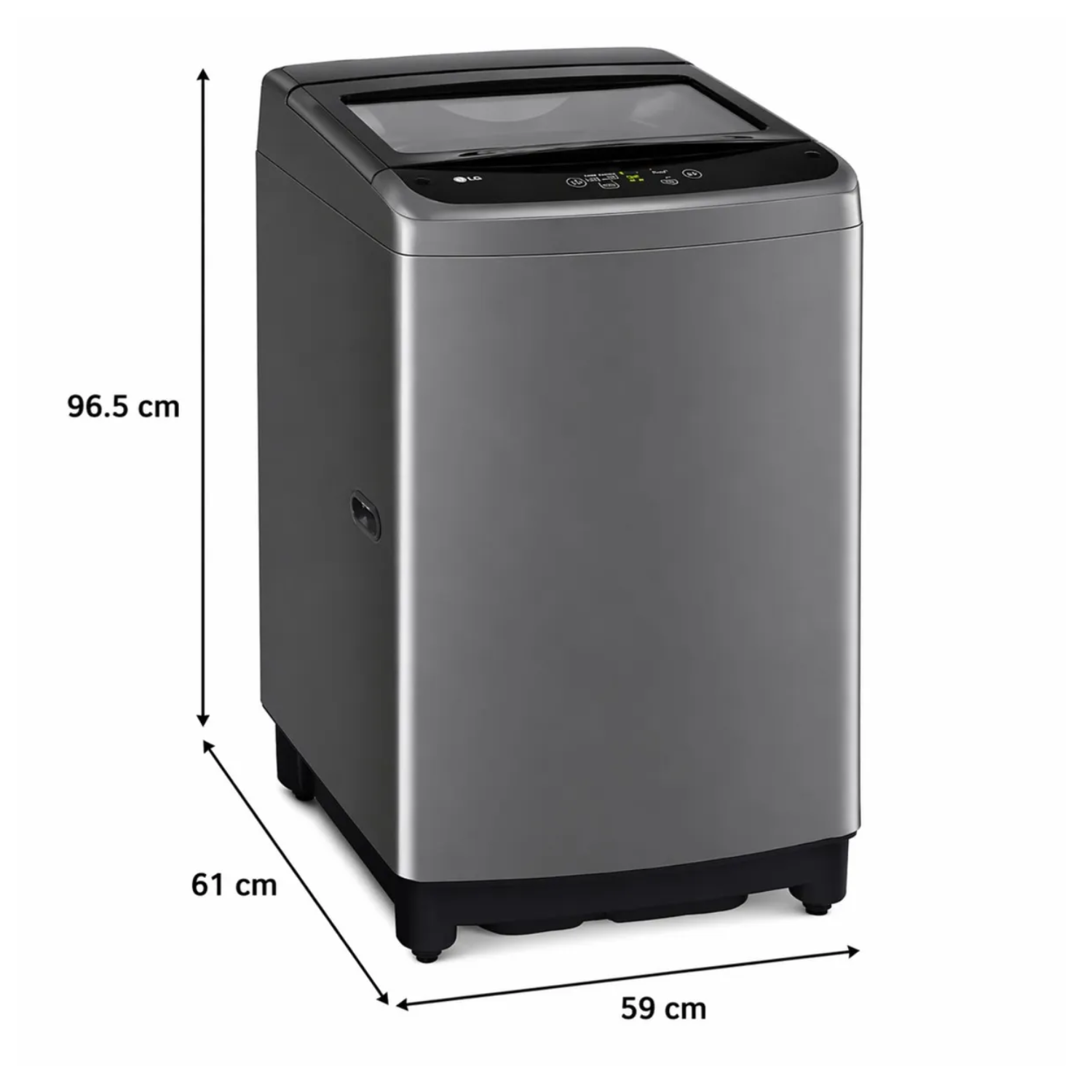 LAVADORA LG 13 KG WT13BVTB NEGRO - 2