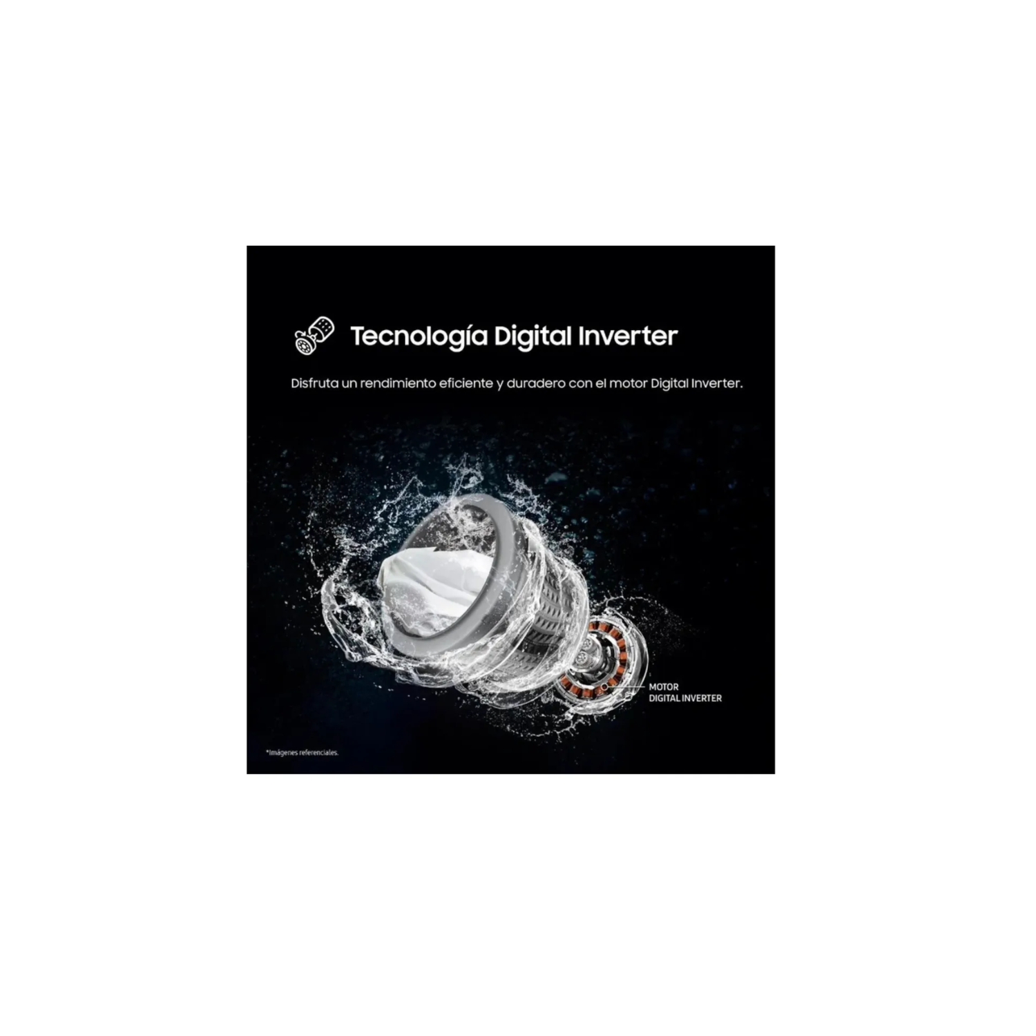 LAVADORA SAMSUNG 19KG ECOBUBBLE WA40F19E7CPE GRIS GRAFITO + PLANCHA IMACO - 7