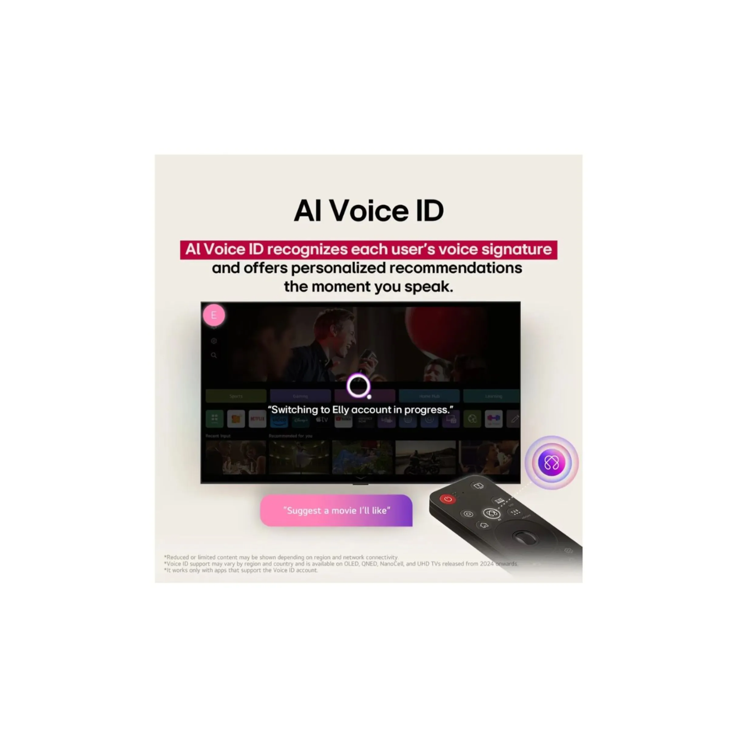 TELEVISOR LG 65 PULG ULTRA HD 4K AI THINQ 65UA7300 MODELO 2025- NEGRO + RACK - 2