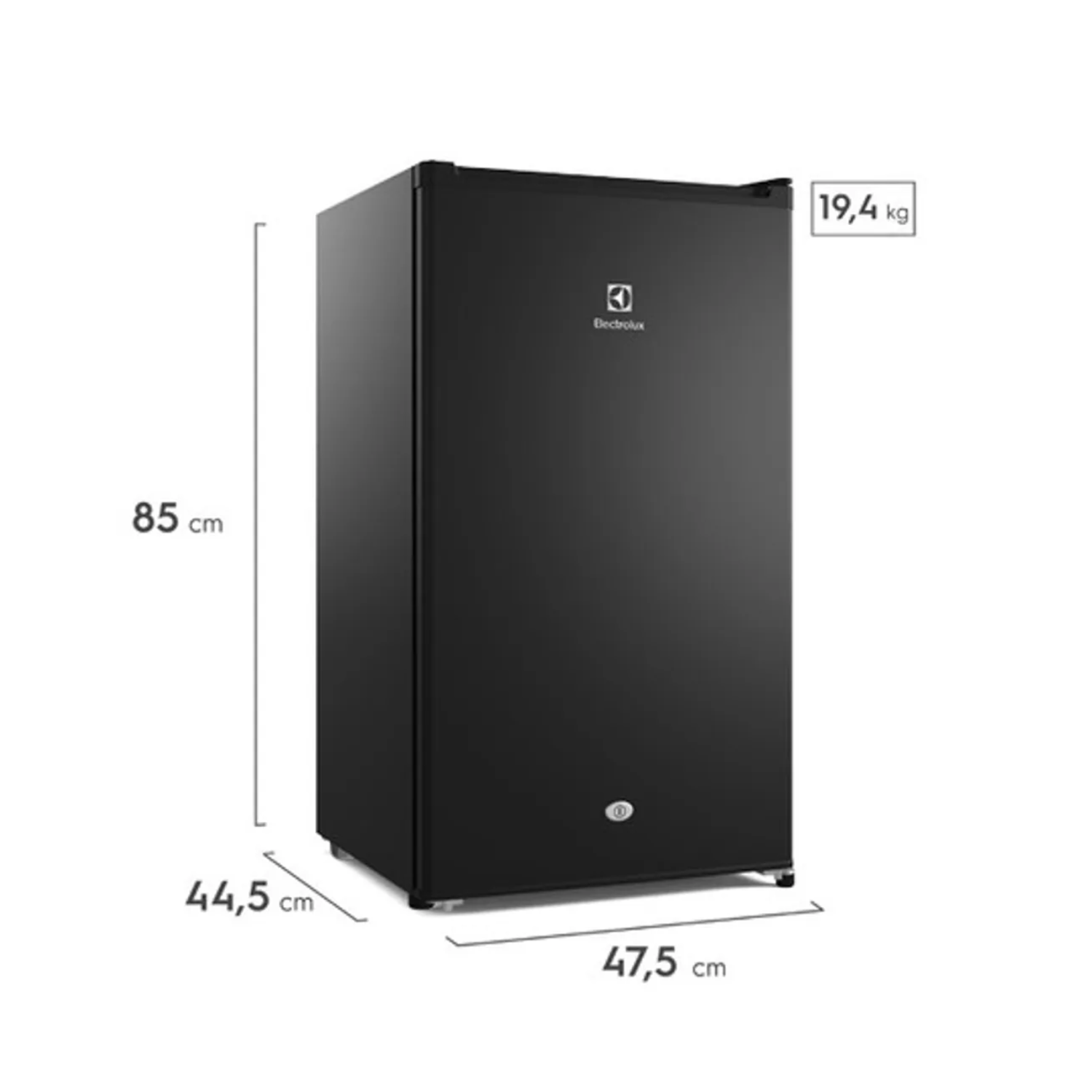 FRIGOBAR ELECTROLUX 90L PREMIUM BLACK ERD090G2HWB + HERVIDOR INDURAMA - 3