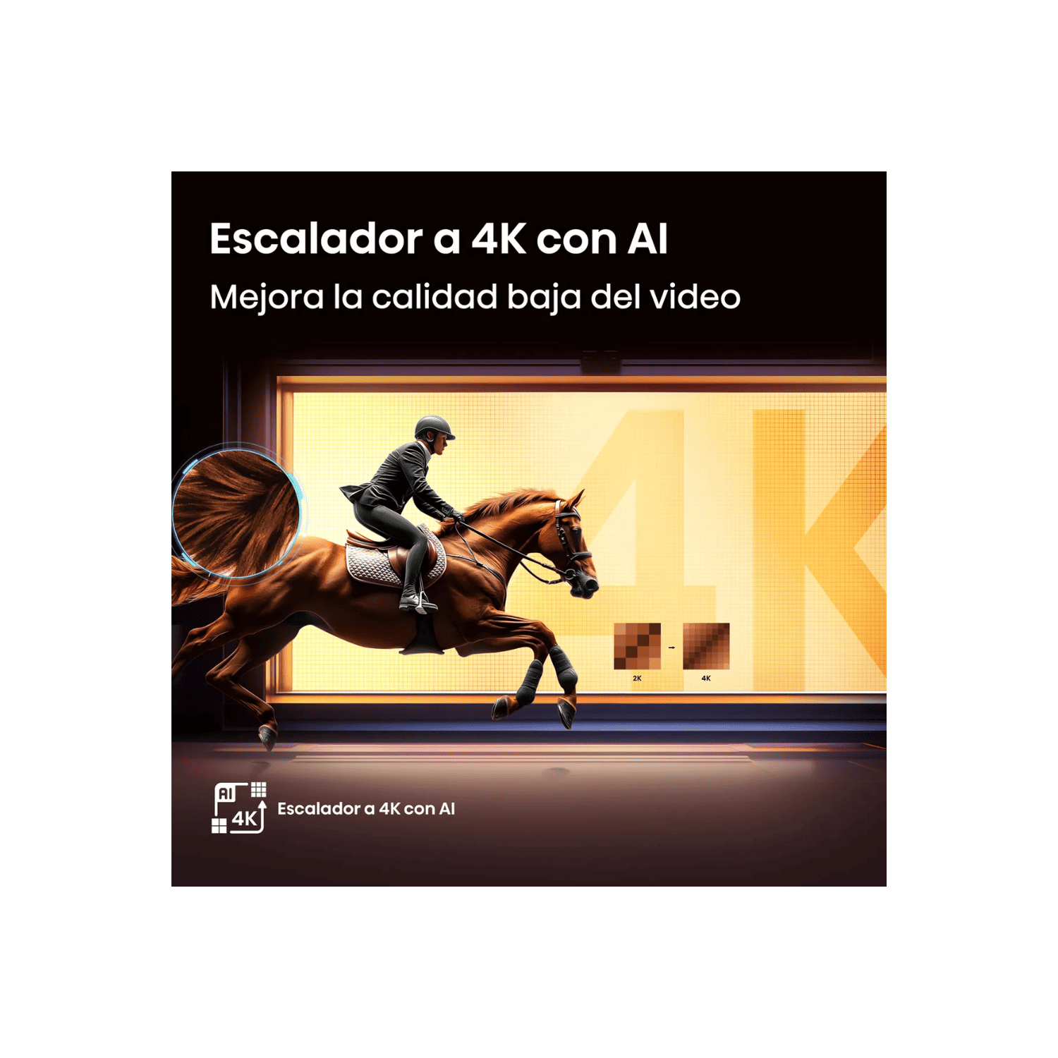 TELEVISOR HISENSE 75 QLED UHD 4K 75QD6N GOOGLETV + ANTENA - 7