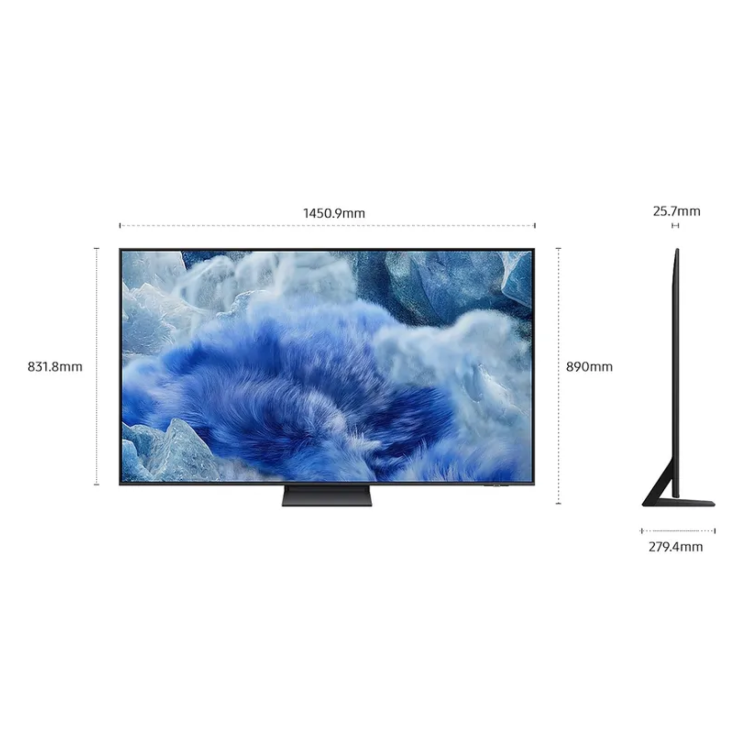 TELEVISOR SAMSUNG QLED 65 QN65Q8FAAGXPE TIZEN VISIÓN AI SMART TV - 2