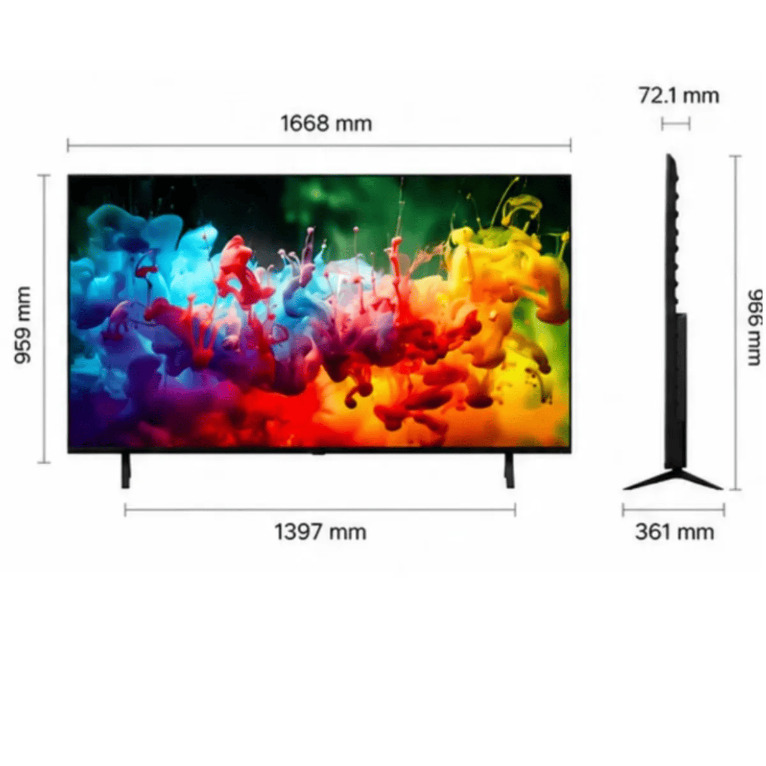 TELEVISOR 75 4K UHD QNED MINILED NEGRO LG 75QNED65BSA 2026 + SOUNDBAR LG - 2