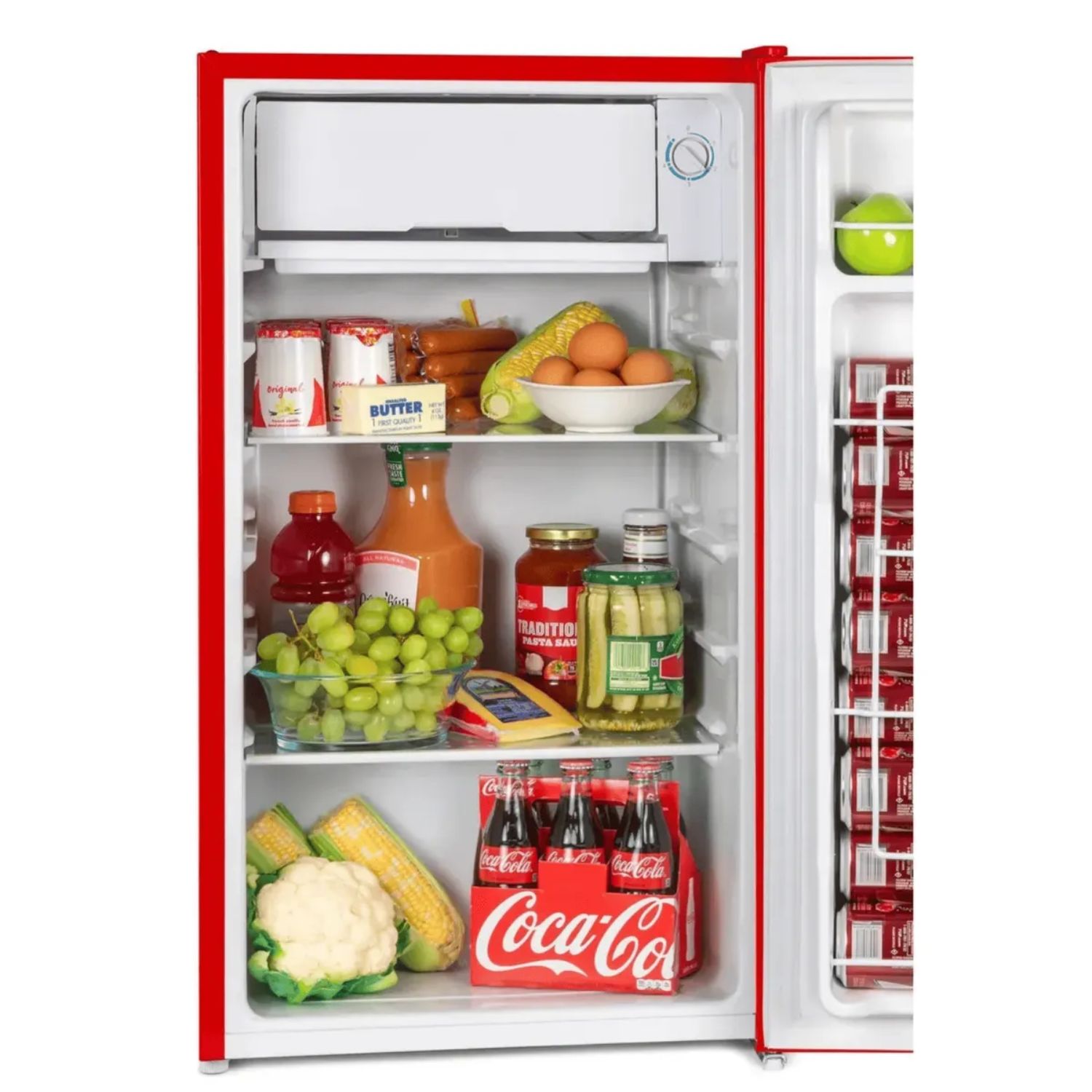 FRIGOBAR NOSTALGIA 90 LT COCA COLA CKRF32CRWC-R ROJO - 5