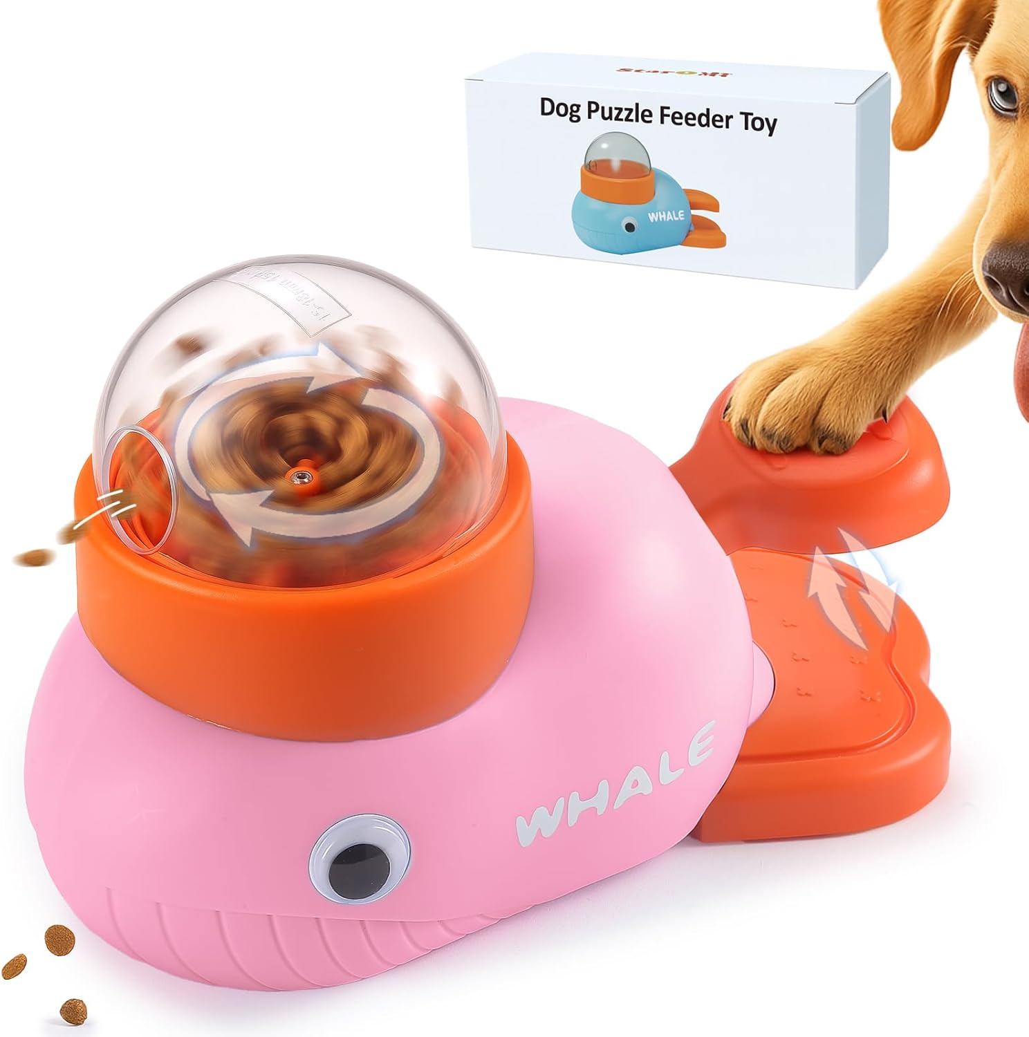 JUGUETE DISPENSADOR INTERACTIVO PARA PERROS COMEDERO LENTO - 1