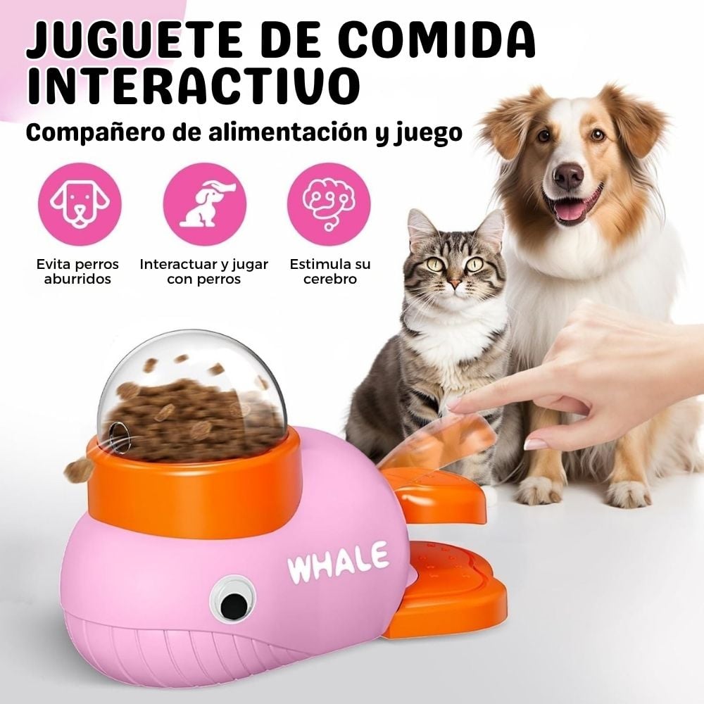 JUGUETE DISPENSADOR INTERACTIVO PARA PERROS COMEDERO LENTO - 3