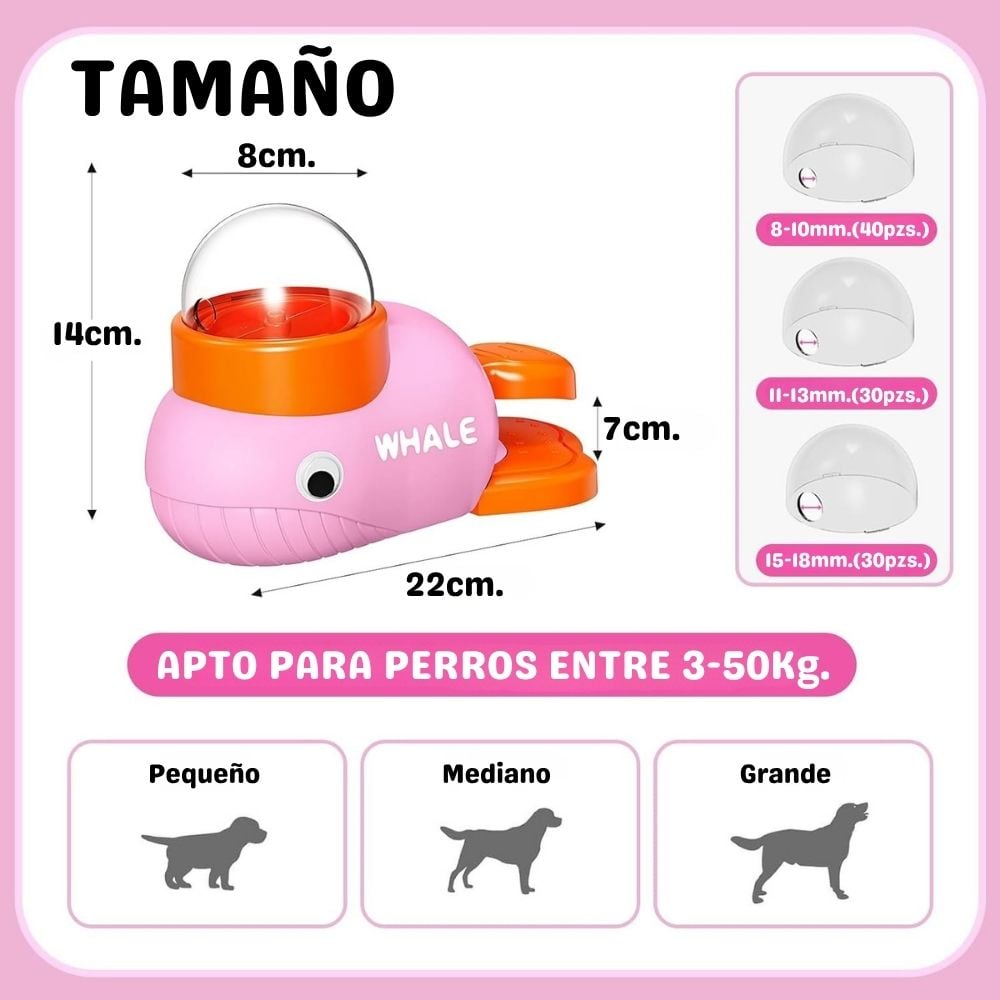 JUGUETE DISPENSADOR INTERACTIVO PARA PERROS COMEDERO LENTO - 5