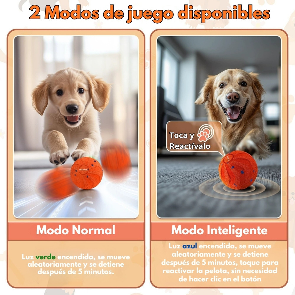 PELOTA INTERACTIVA PARA PERROS SUPER RESISTENTE DE ETPU - 2
