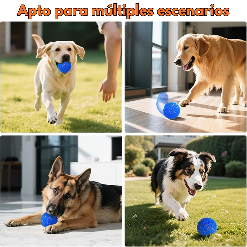 PELOTA INTERACTIVA PARA PERROS SUPER RESISTENTE DE ETPU - 6