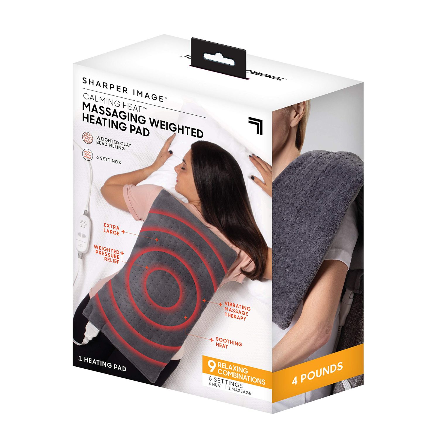 MANTA ELÉCTRICA TÉRMICA CON MASAJE VIBRATORIO, CALOR AJUSTABLE Y FRANELA SUAVE - 7