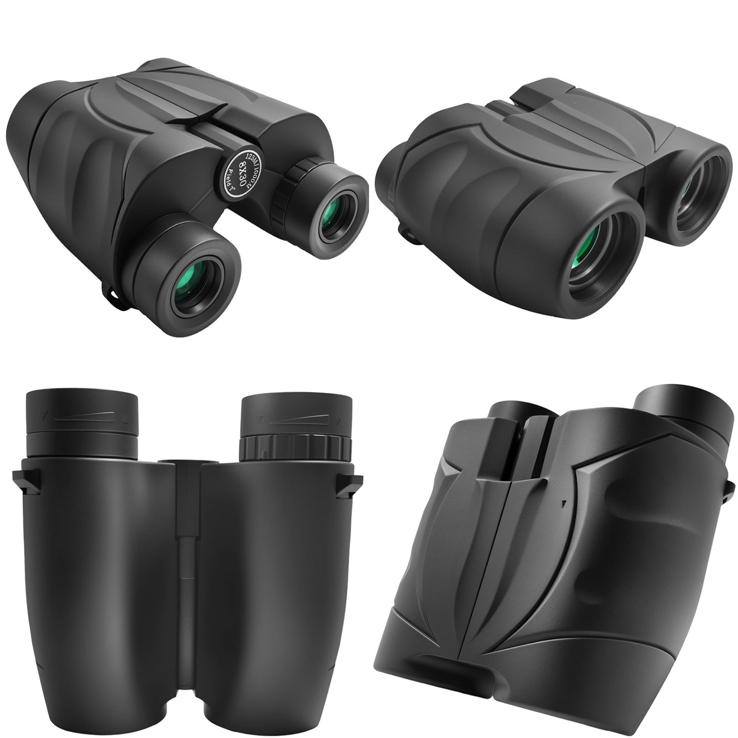BINOCULARES COMPACTOS 8X30 LARGO ALCANCE 1000M ALTA DEFINICIÓN PROFESIONALES PARA VIAJES NATURALEZA Y EVENTOS - 2