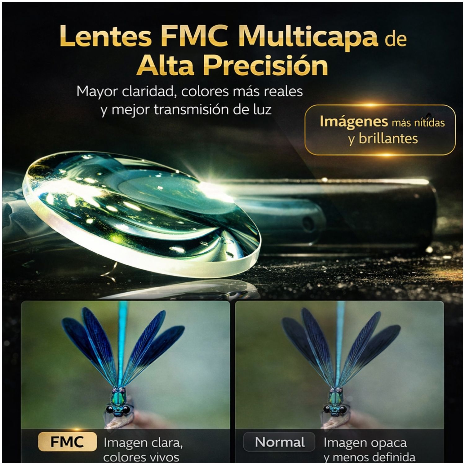BINOCULARES COMPACTOS 8X30 LARGO ALCANCE 1000M ALTA DEFINICIÓN PROFESIONALES PARA VIAJES NATURALEZA Y EVENTOS - 7