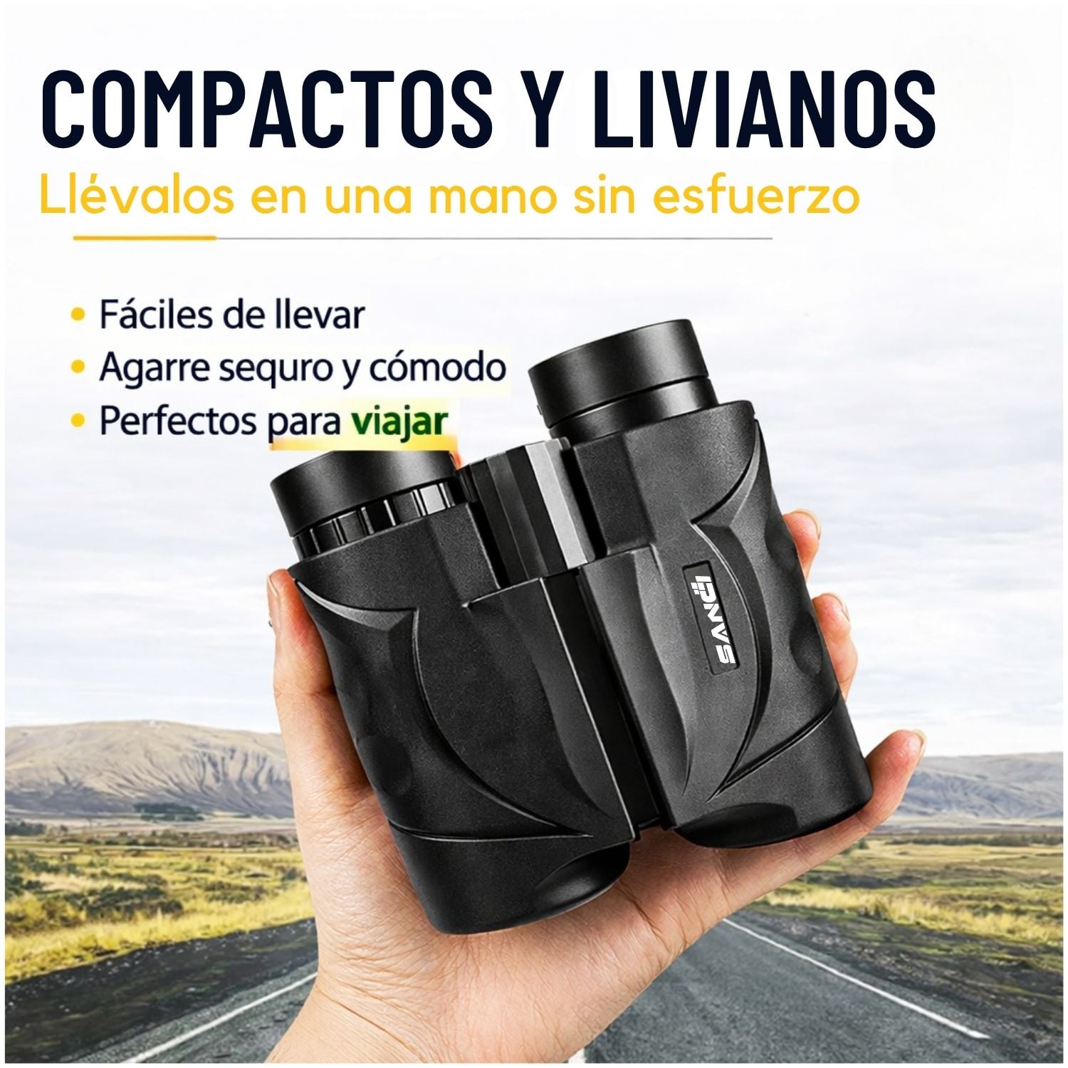 BINOCULARES COMPACTOS 8X30 LARGO ALCANCE 1000M ALTA DEFINICIÓN PROFESIONALES PARA VIAJES NATURALEZA Y EVENTOS - 9