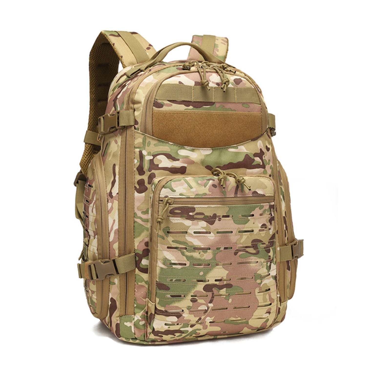 MOCHILA TÁCTICA MILITAR 50L SISTEMA MOLLE RESISTENTE IMPERMEABLE PARA CAMPING VIAJES TREKKING TRABAJO Y USO DIARIO - 1