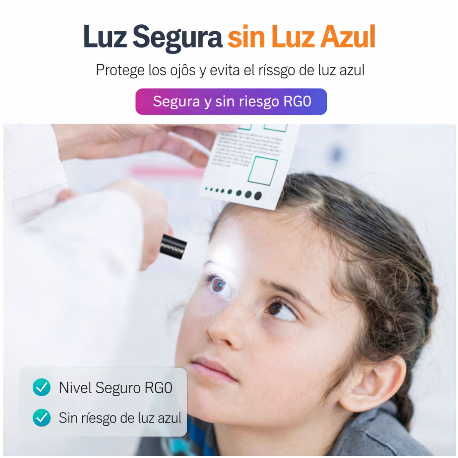 LINTERNA CLÍNICA PROFESIONAL LED PARA DIAGNÓSTICO LUZ BLANCA AMARILLA PORTÁTIL PARA OÍDOS NARIZ GARGANTA - 7
