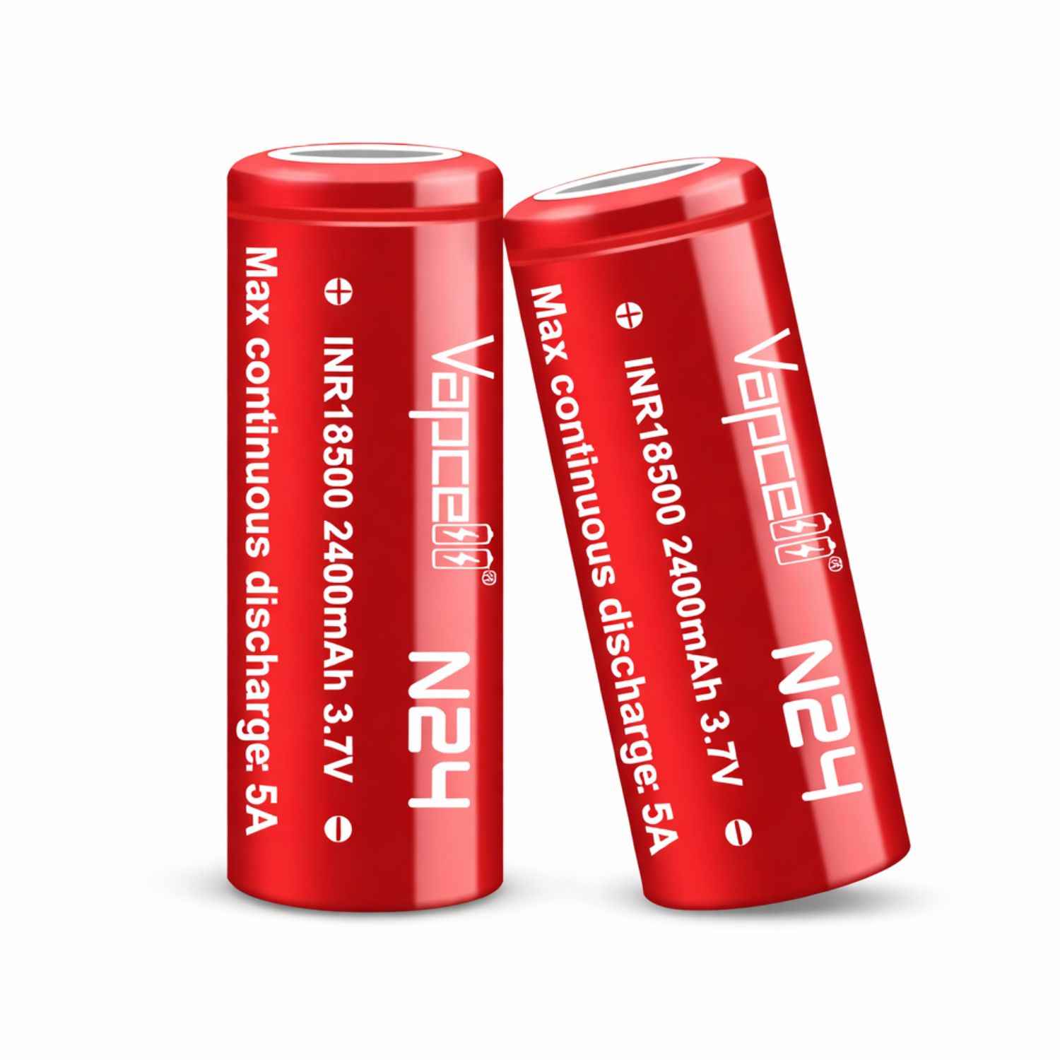 BATERÍA RECARGABLE 18500 2400MAH 3.7V LITIO ALTA DURACIÓN PARA LINTERNAS EQUIPOS ELECTRÓNICOS Y CONTROL REMOTO - 1