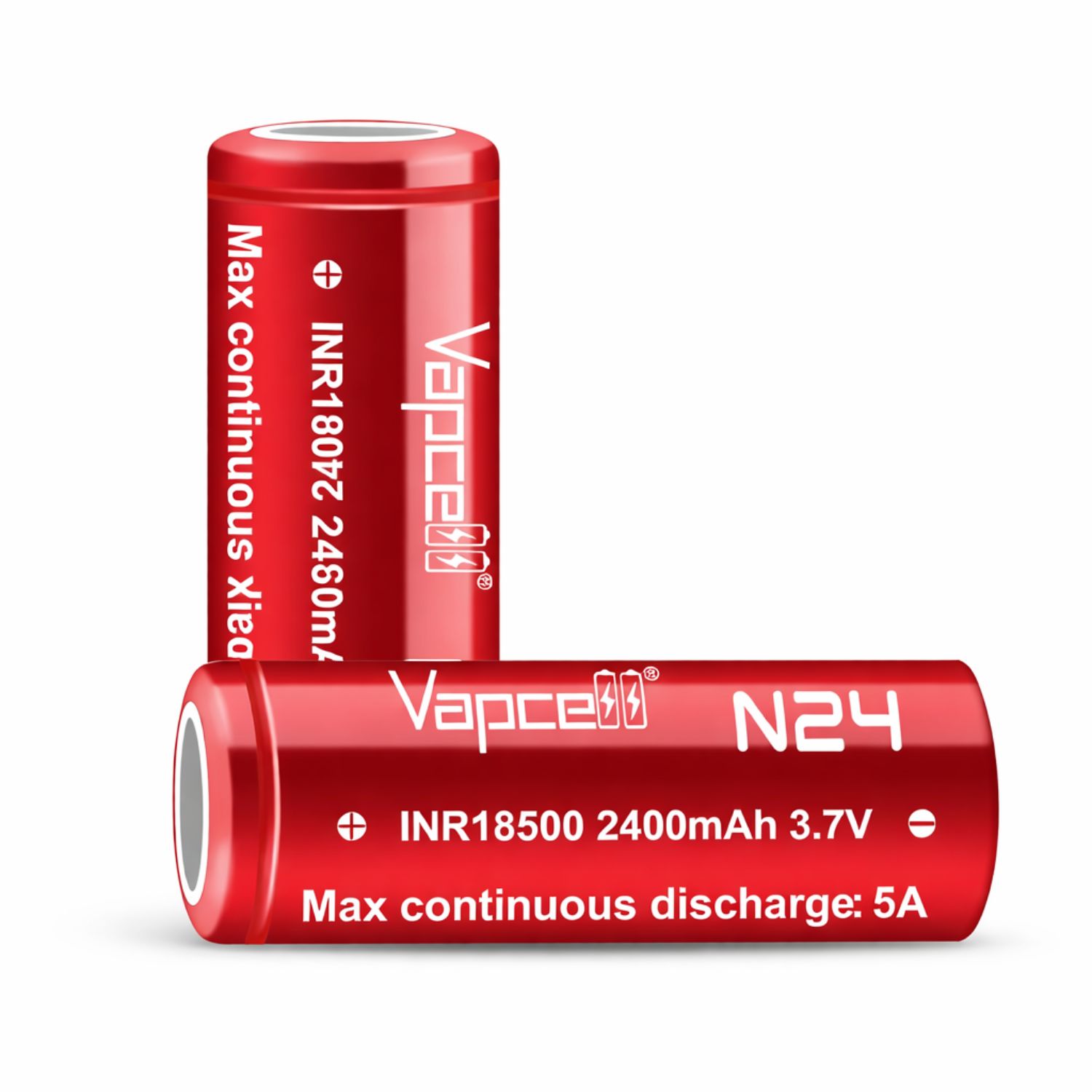 PILA 18500 RECARGABLE 2400MAH 3.7V LITIO PARA LINTERNAS LED JUGUETES EQUIPOS PORTÁTILES Y MÁS - 1