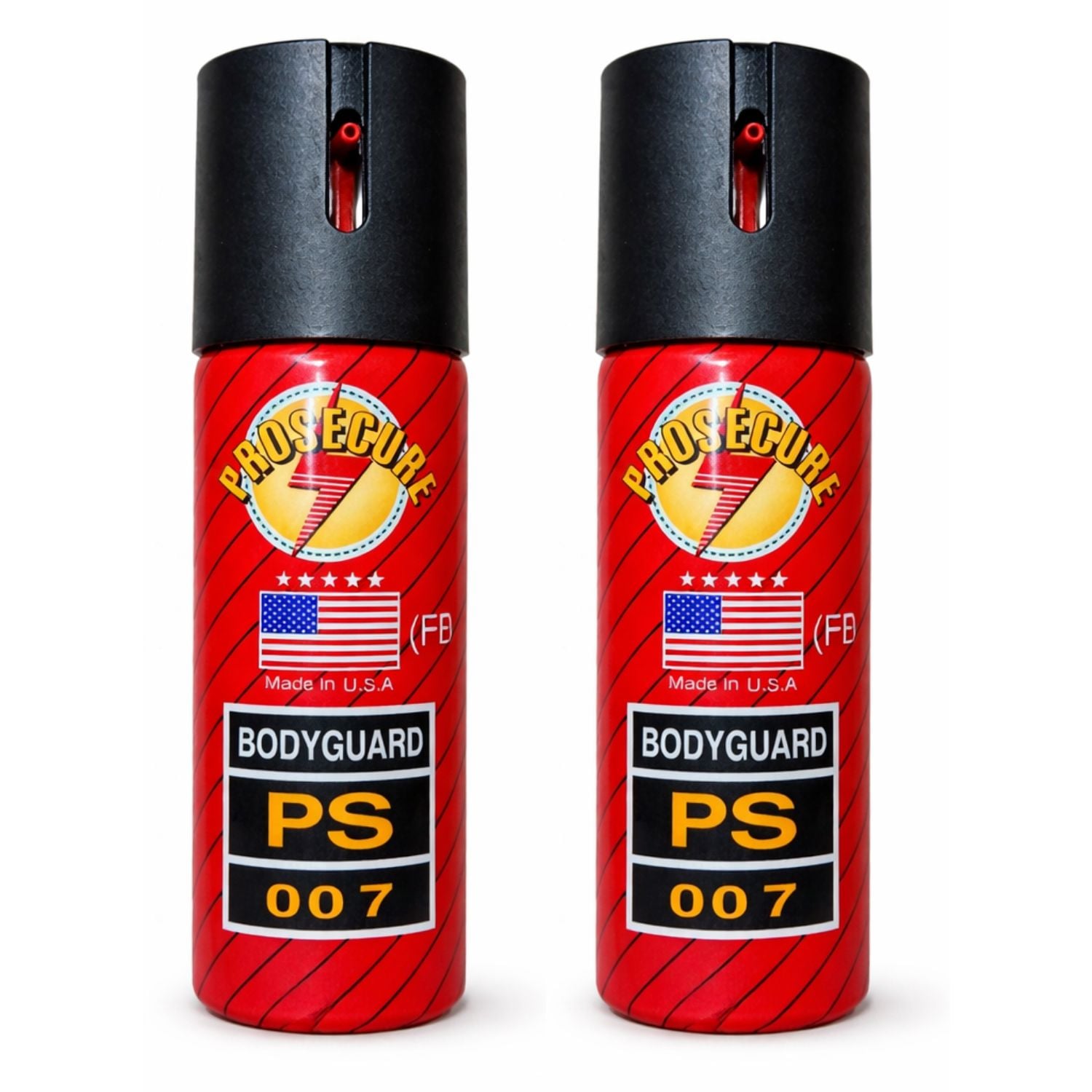 PACK 2 GAS PIMIENTA 60ML ESTILO AMERICANO SEGURIDAD PORTÁTIL ALCANCE 3M - 1