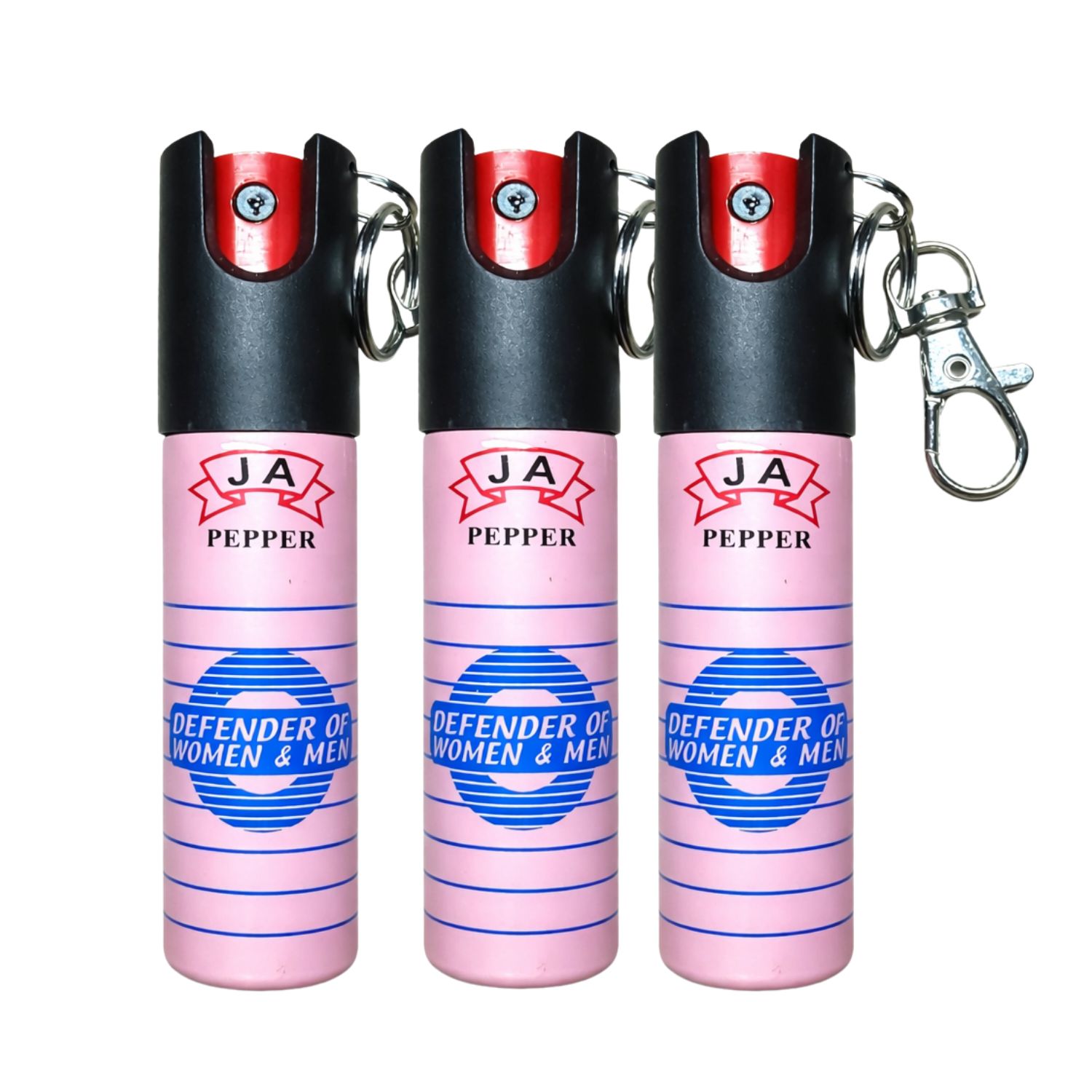 GAS PIMIENTA LLAVERO 20ML COMPACTO CON SEGURO Y CLIP PORTÁTIL - 1