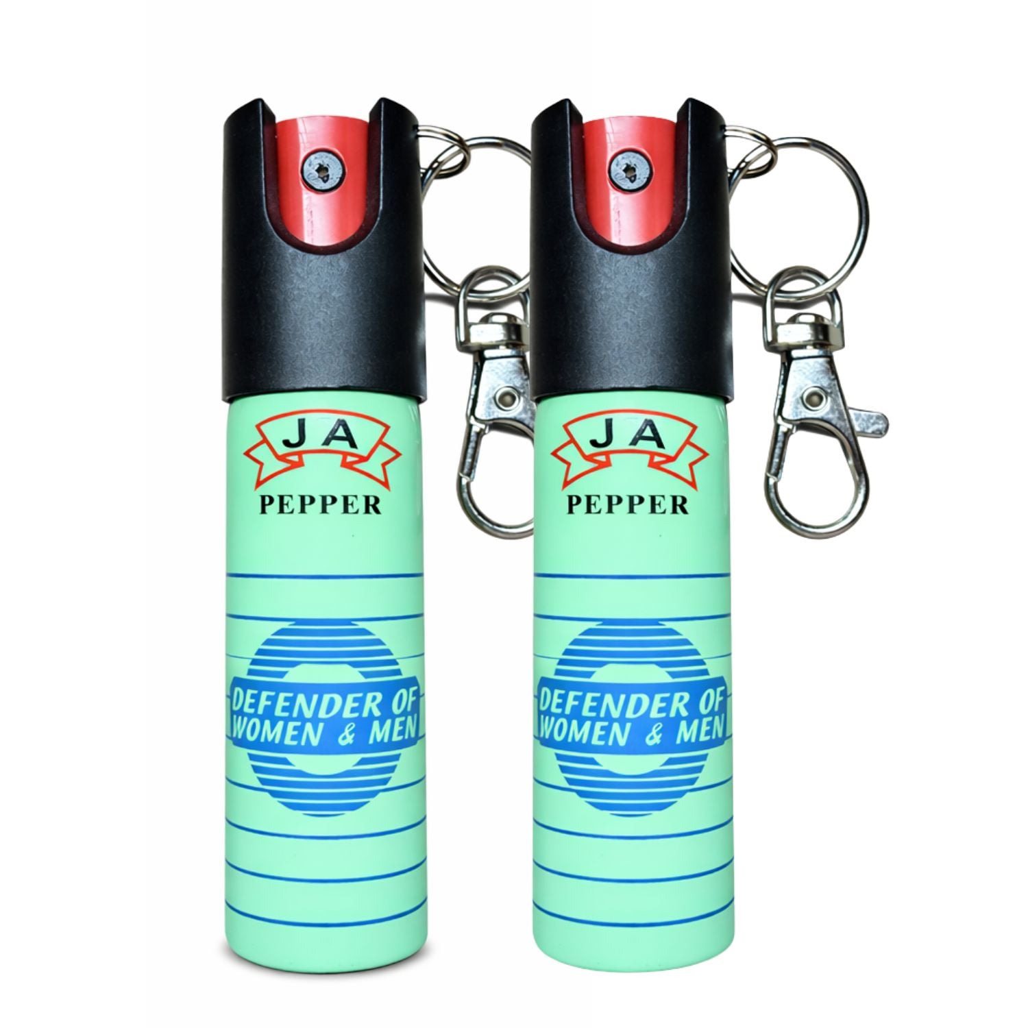 GAS PIMIENTA LLAVERO 20ML COMPACTO CON SEGURO Y CLIP PORTÁTIL - 1