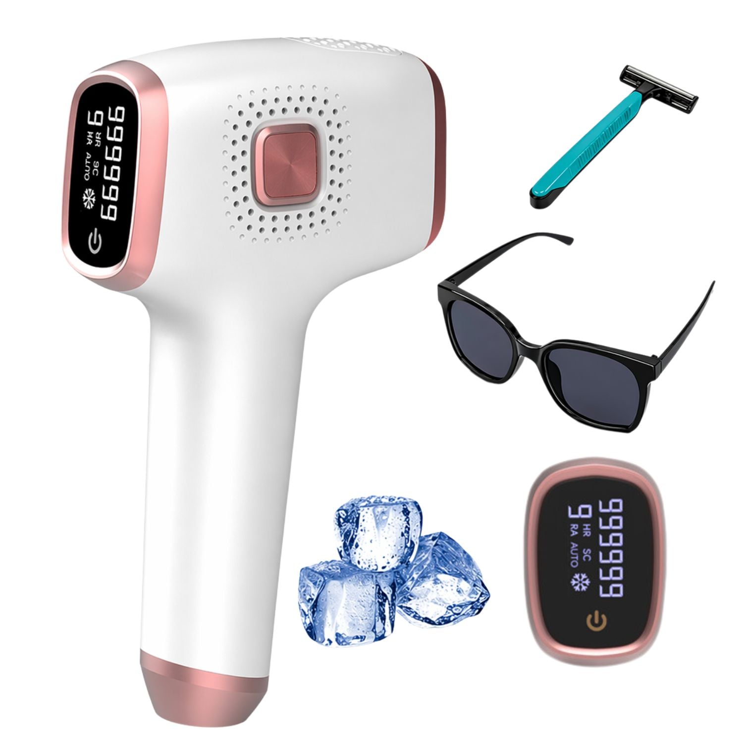DEPILADORA LÁSER IPL CON ENFRIAMIENTO ICE COOLING LUZ PULSADA PROFESIONAL USO CORPORAL Y FACIAL - 1