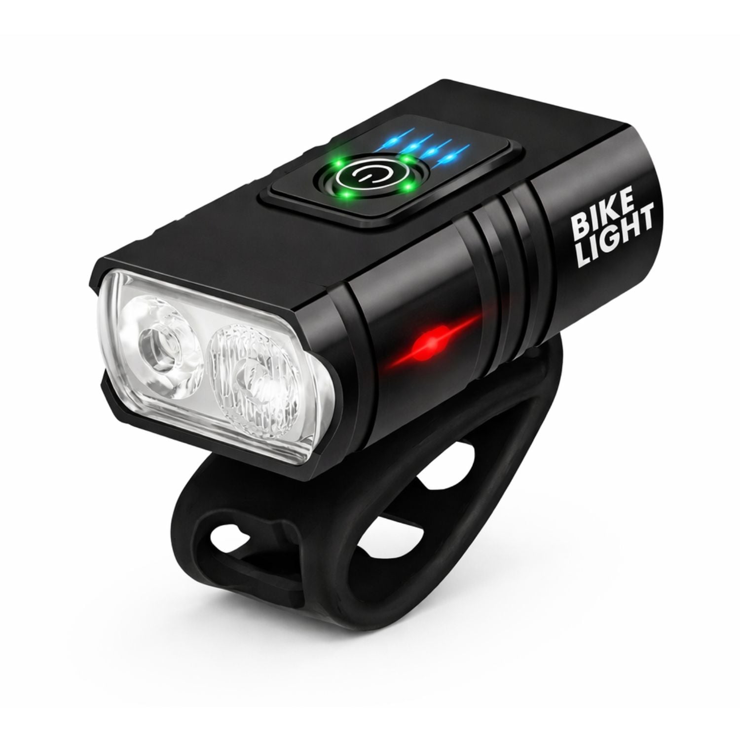 LUZ DELANTERA PARA BICICLETA RECARGABLE USB 1000LM IMPERMEABLE 6 MODOS LUZ LED PARA BICICLETA - 1