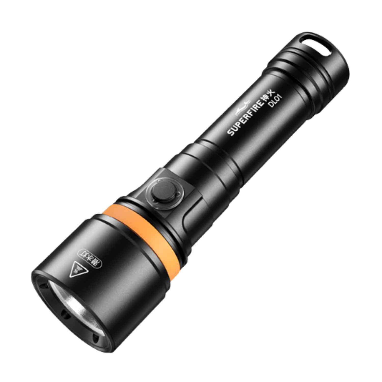 LINTERNA DE BUCEO PROFESIONAL SUPERFIRE DL01 15W 1400 LÚMENES IP68 SUMERGIBLE HASTA 100 METROS - 1