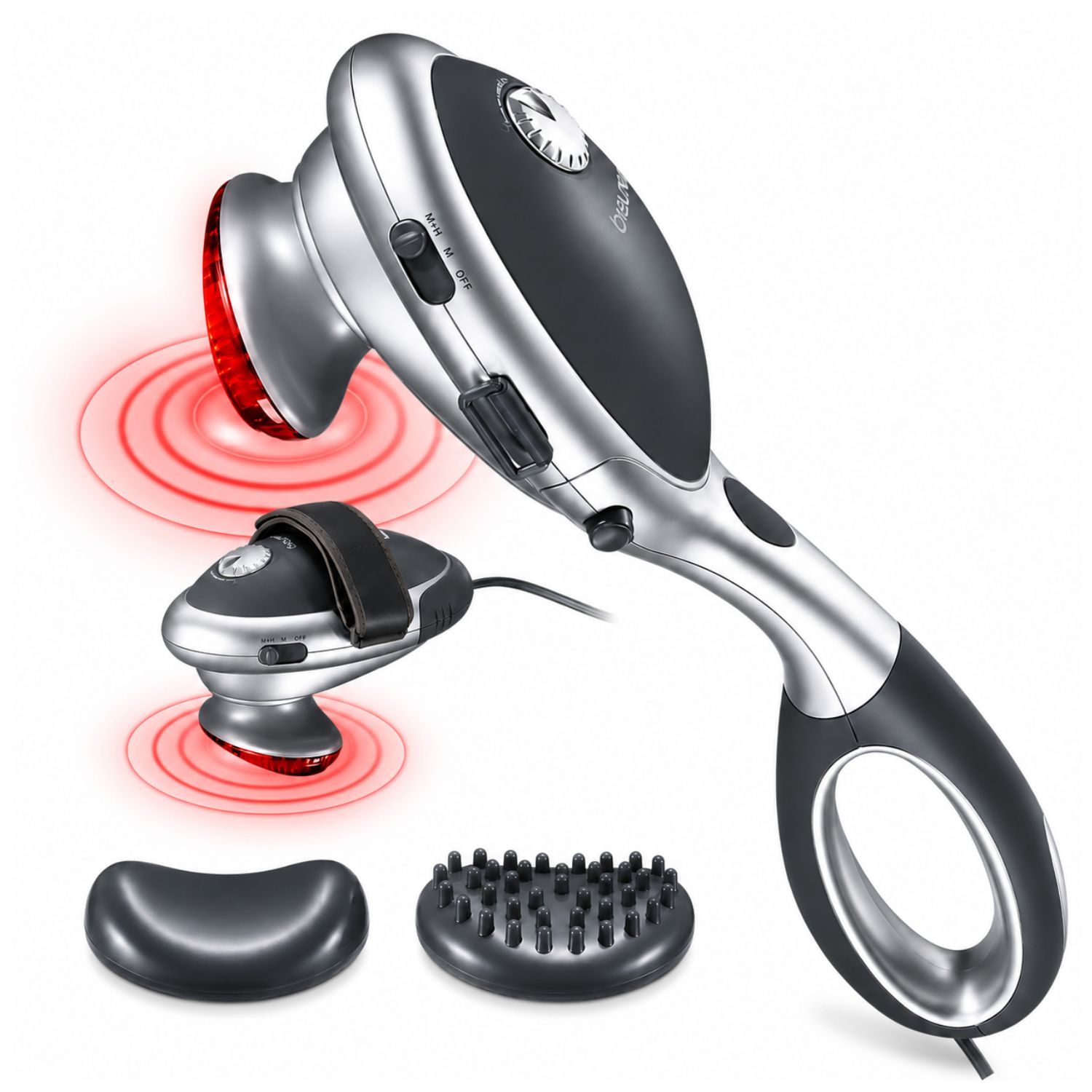 MASAJEADOR CORPORAL ELÉCTRICO PROFESIONAL CON INFRARROJO PARA ESPALDA CUELLO HOMBROS Y RECUPERACIÓN MUSCULAR - 1