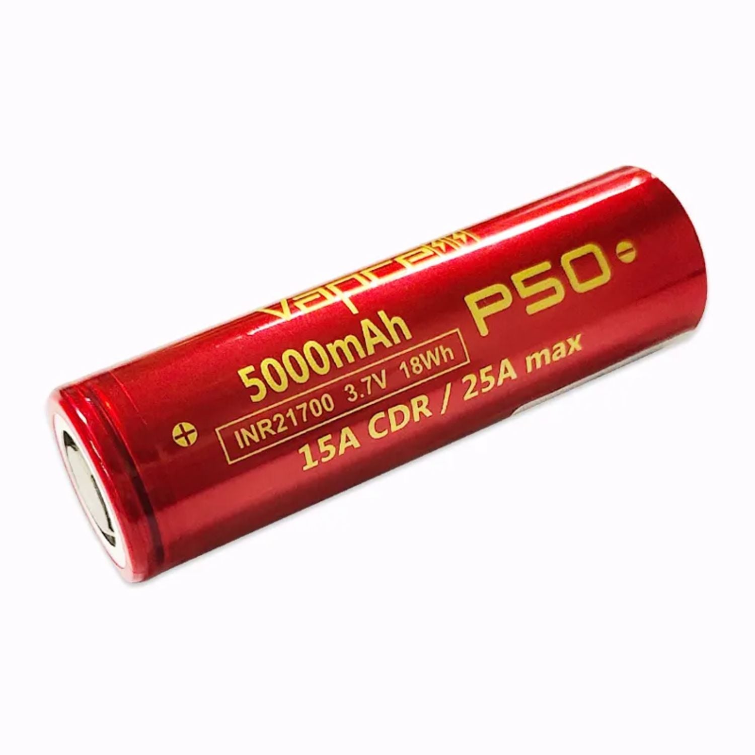 BATERÍA RECARGABLE 21700 5000MAH LITIO ALTA DESCARGA PARA LINTERNAS Y HERRAMIENTAS - 1