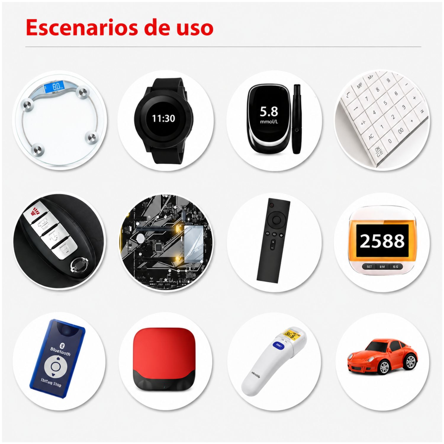 PILAS BOTÓN CR2025 3V LITIO BLÍSTER X5 PARA RELOJES, CONTROLES, GLUCÓMETROS Y LLAVES DE AUTO - 4