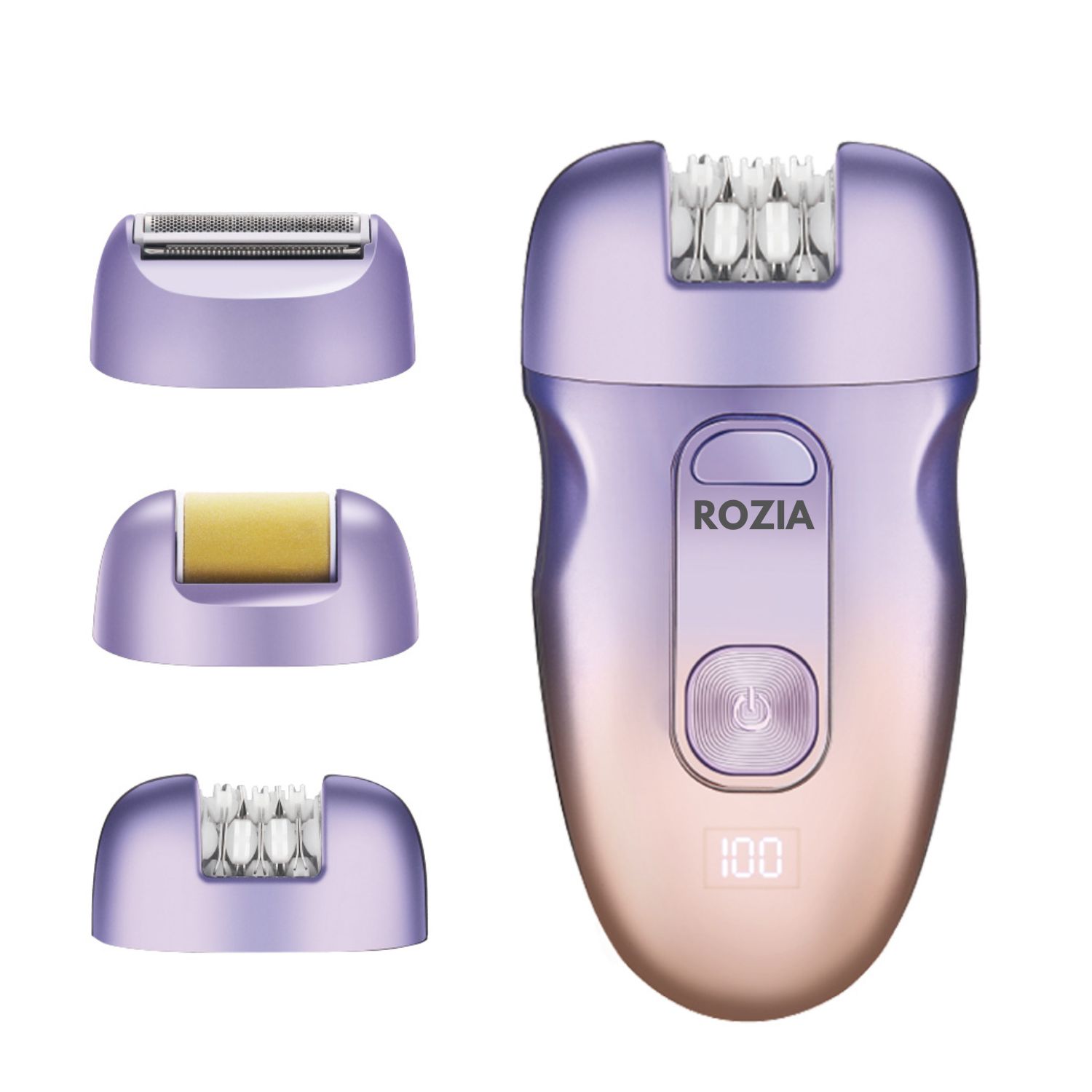 DEPILADORA ELÉCTRICA FACIAL Y CORPORAL 3 EN 1 CON REMOVEDOR DE CALLOS RECARGABLE - 1