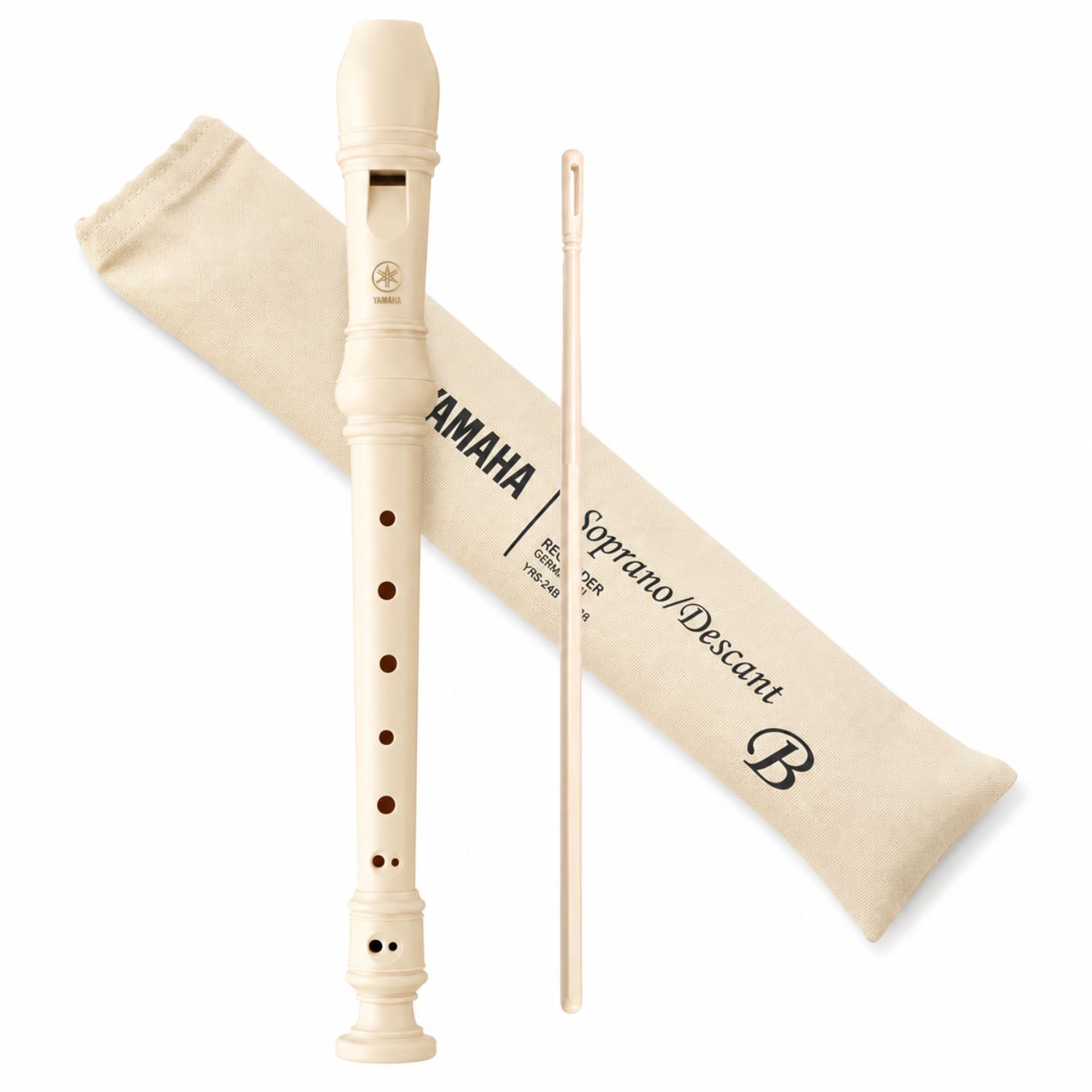 FLAUTA DULCE SOPRANO ESCOLAR YAMAHA YRS-24B DIGITACIÓN BARROCA ABS - 1