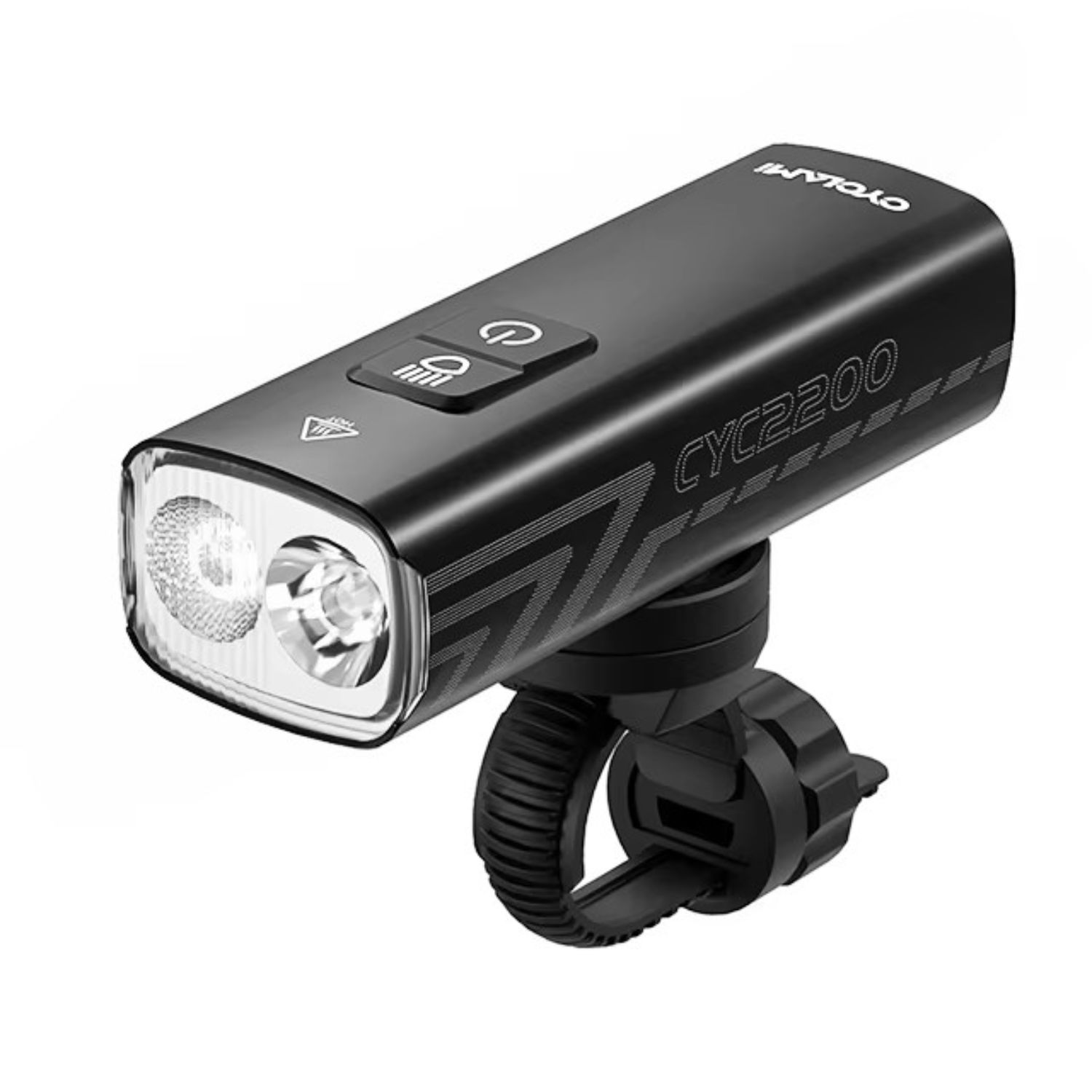 LINTERNA DELANTERA PARA BICICLETA 2200 LÚMENES RECARGABLE USB-C POWER BANK - 1