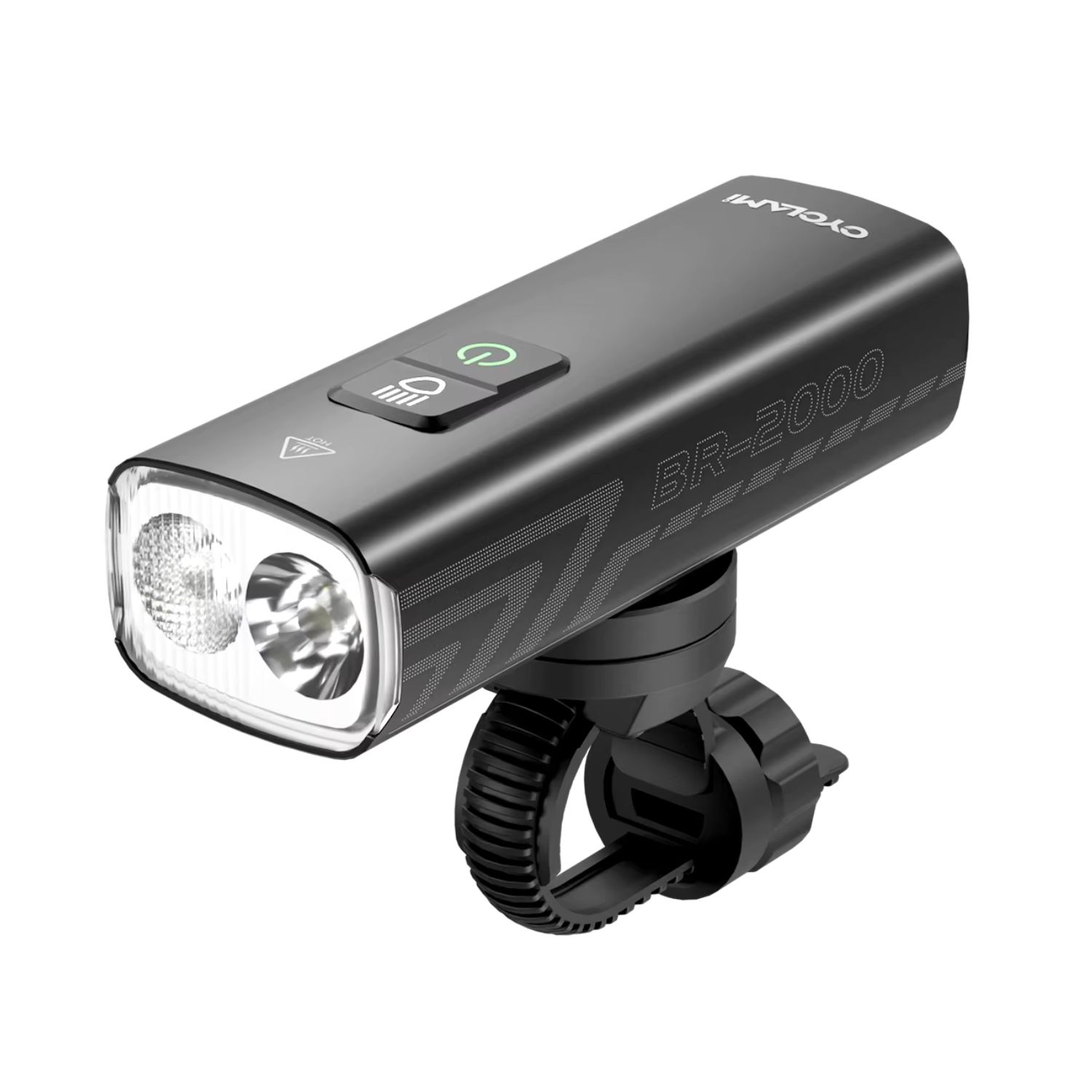 LINTERNA DELANTERA PARA BICICLETA LED 2000 LÚMENES RECARGABLE USB TIPO C IPX6 5 MODOS - 1
