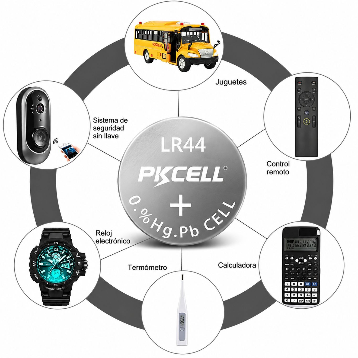 PILAS LR44 AG13 1.5V ALCALINAS PACK 10 UNIDADES - 3