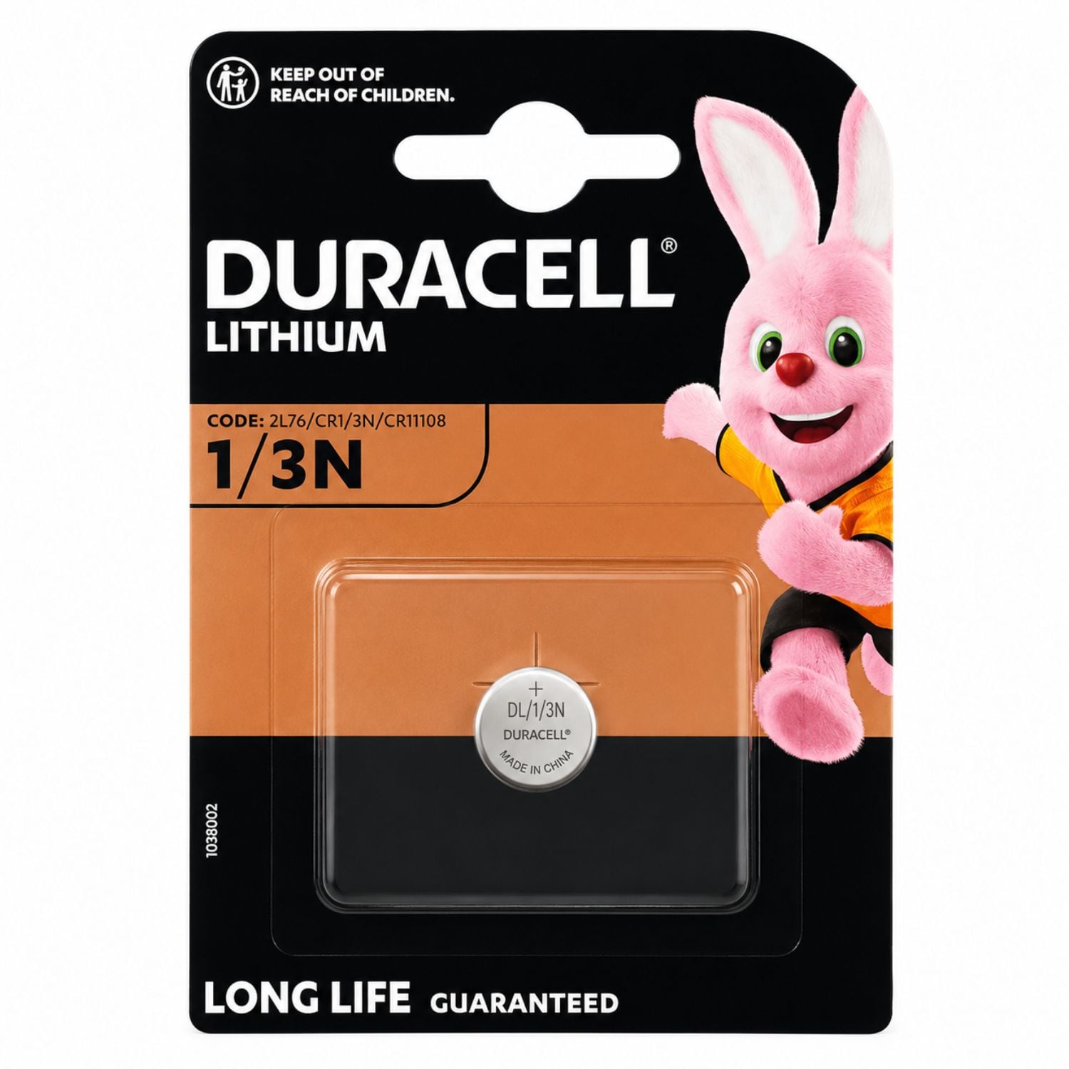 PILA DURACELL CR1-3N 3V LITIO 2L76 CR11108 - 1