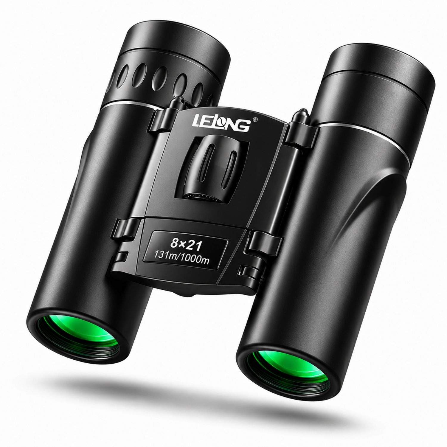 BINOCULARES 8X21 LARGO ALCANCE 1000M COMPACTOS PLEGABLES PARA VIAJES - 1